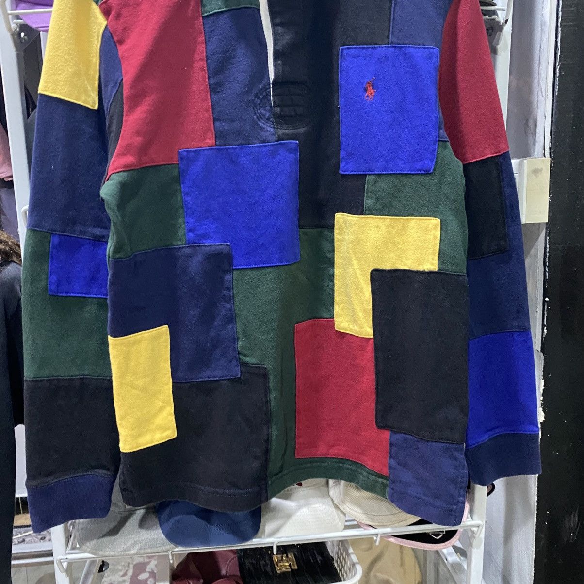 Polo Ralph Lauren × RRL Ralph Lauren × Ralph Lauren Vintage Polo Ralph Lauren Rugby Patchwork Size US M / EU 48-50 / 2 - 4 Thumbnail