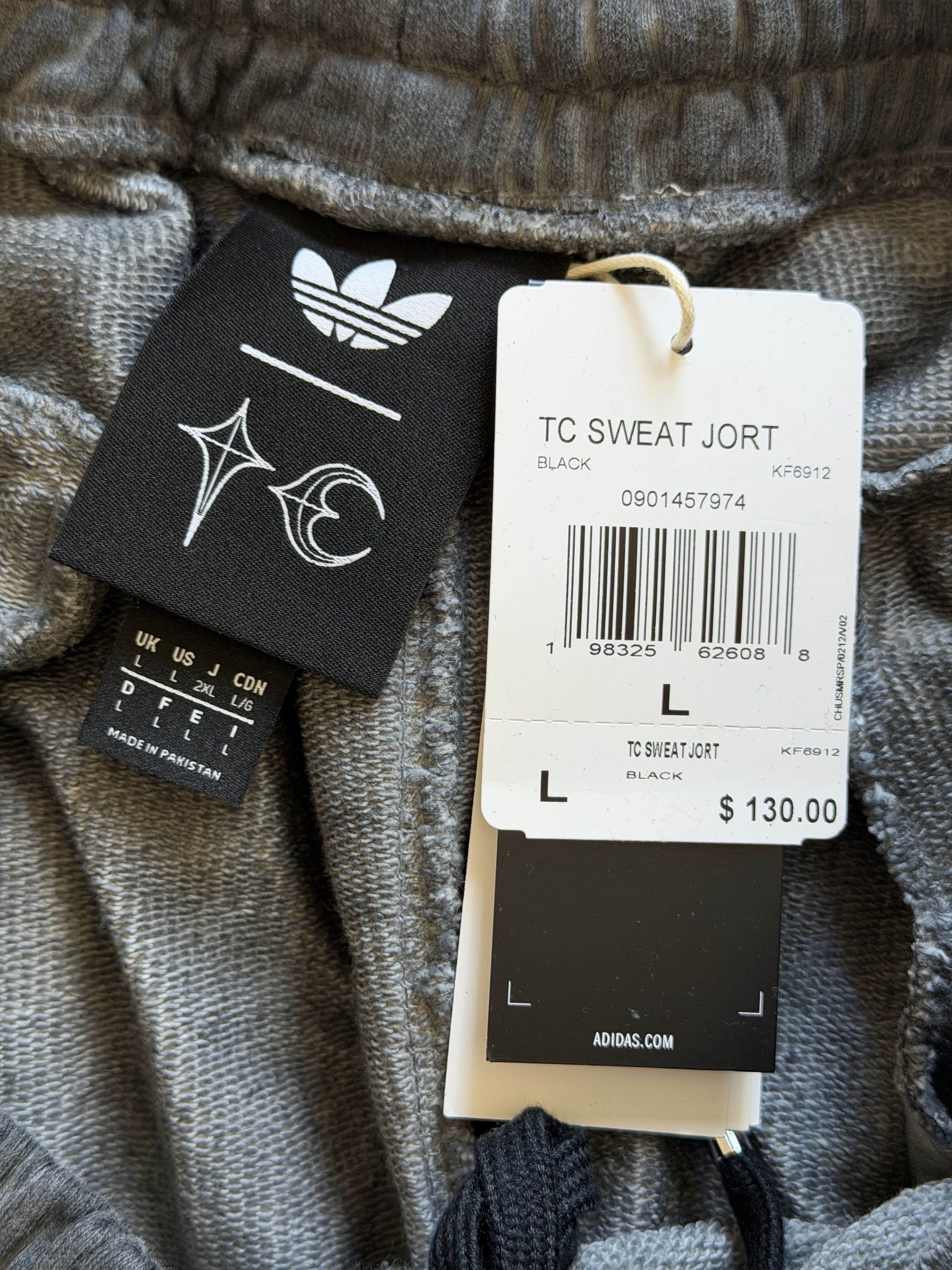 Adidas × Thug Club Thug Club Adidas Sweat Jort in Black Size US 34 / EU 50 - 7 Thumbnail