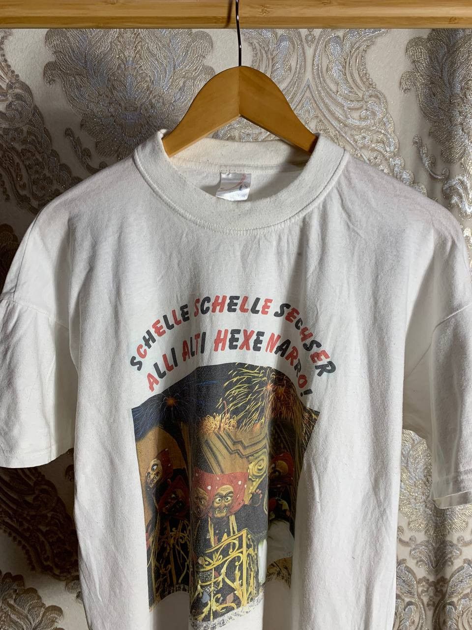 Vintage VERY RARE OFFENBURG HEXENZUNFT BIG LOGO T-SHIRT Y2K 90s SK8 Size US XL / EU 56 / 4 - 2 Thumbnail