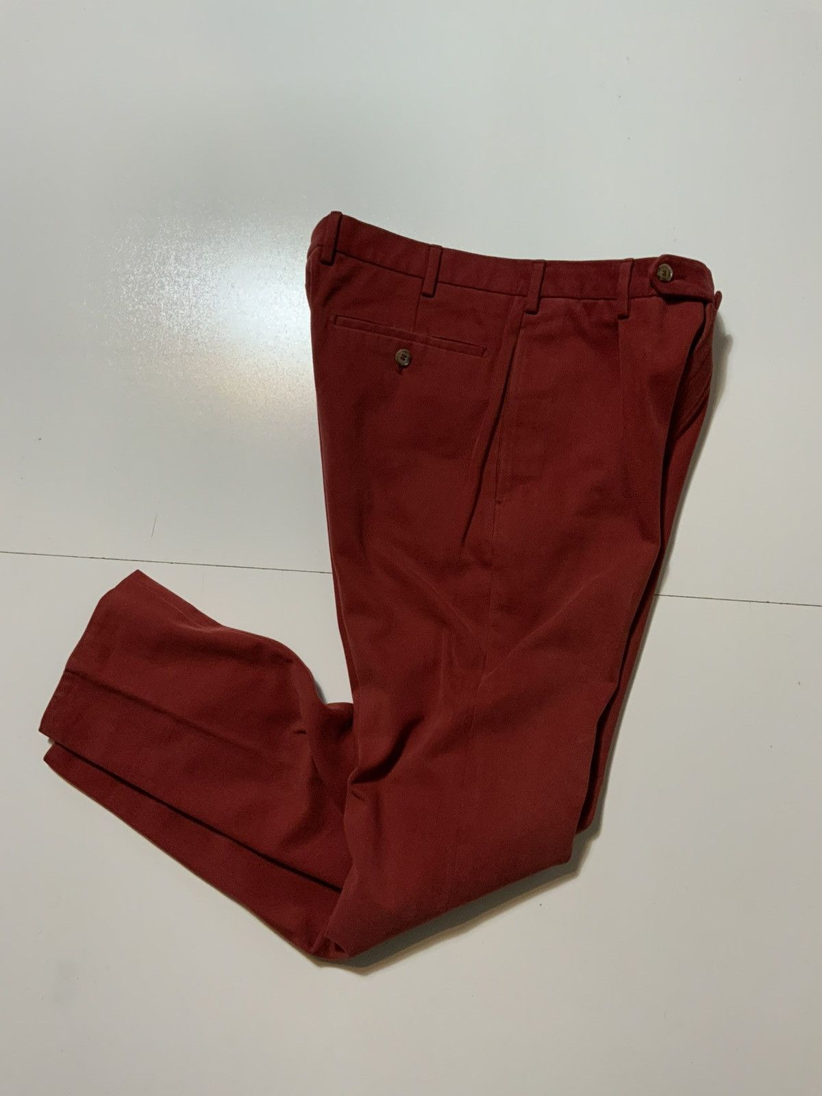 Beams Plus GTA Beams Made In Italy Pleated Japanese Chino Pants Size US 32 / EU 48 - 2 Thumbnail