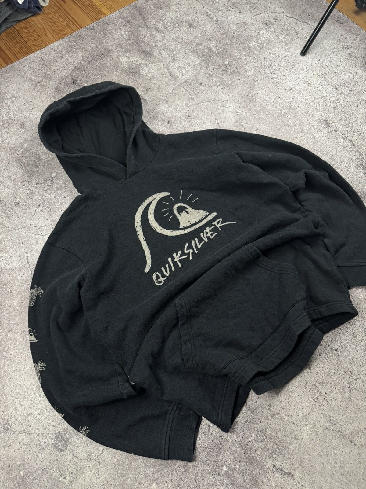 Quiksilver Quicksilver y2k zip up hoodie surfwear skater streetwear Size US M / EU 48-50 / 2 - 2 Thumbnail