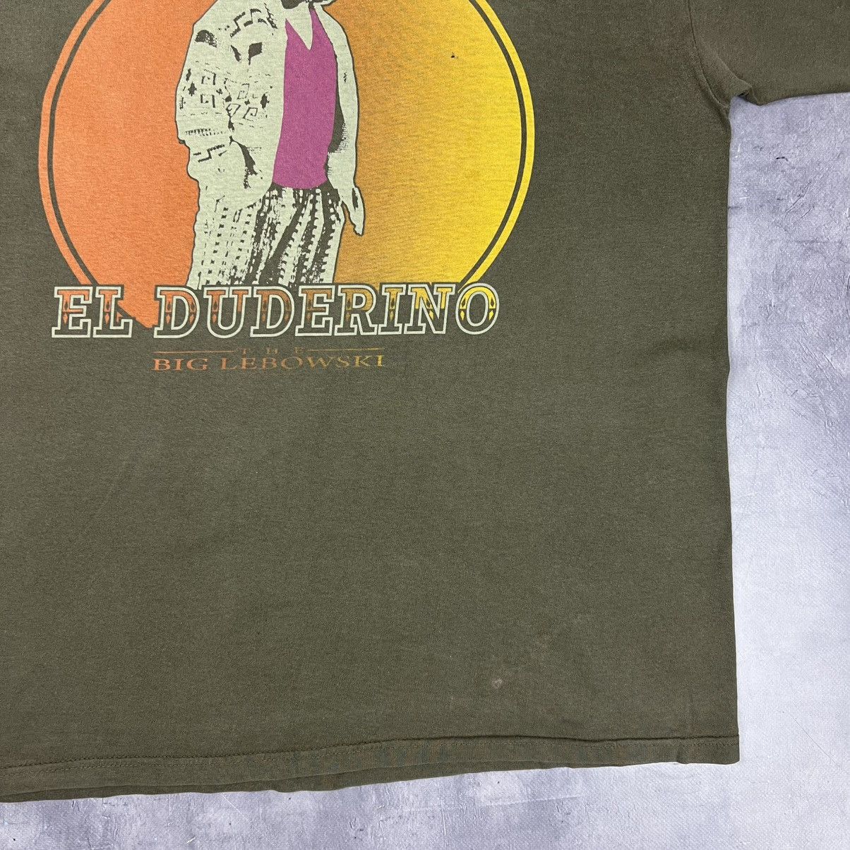 Vintage Rare! The Big Lebowski El Duderino Official The Dude Tee 00s Size US L / EU 52-54 / 3 - 11 Thumbnail