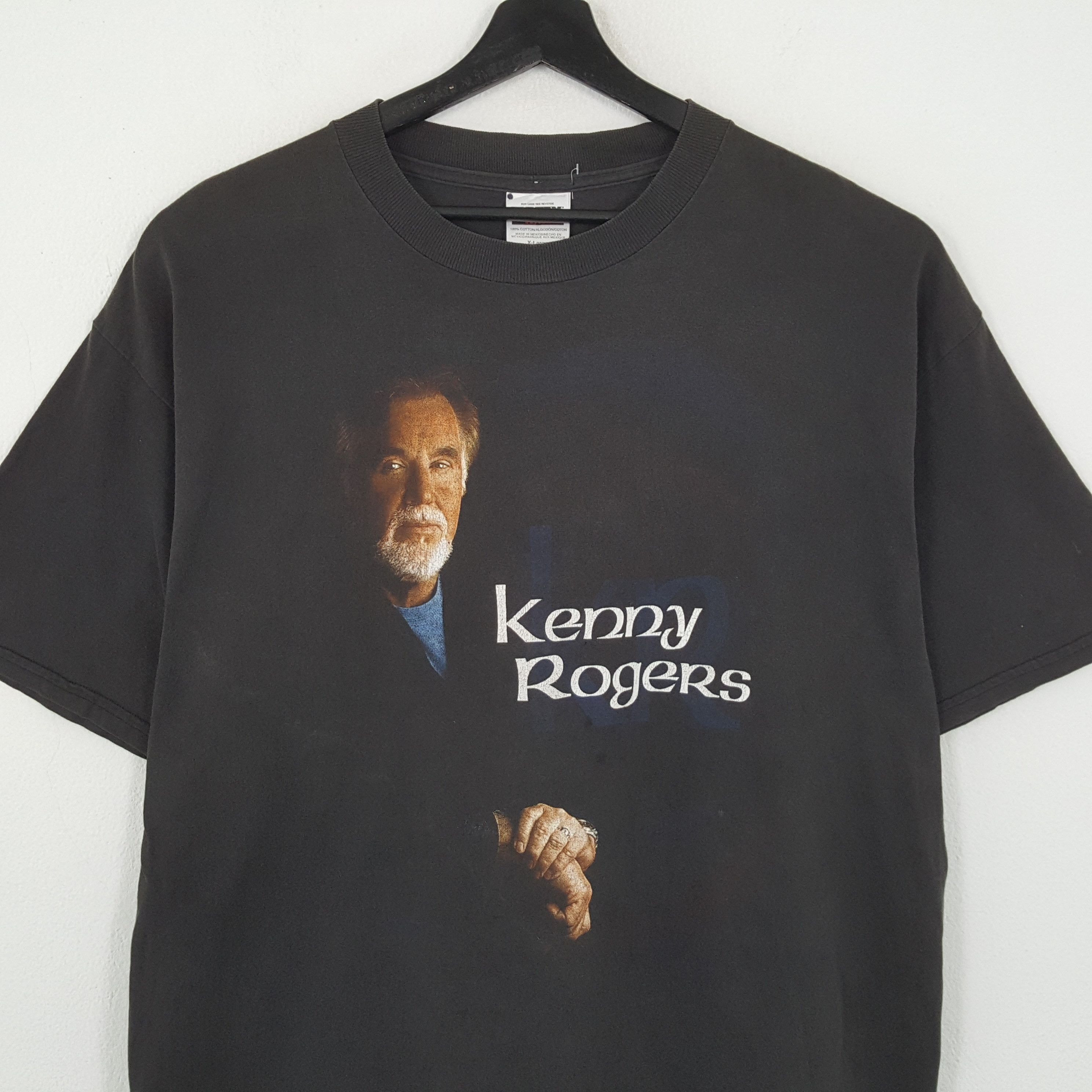 Vintage KENNY ROGERS American Singer Music Vintage Tshirt Size US XL / EU 56 / 4 - 2 Thumbnail
