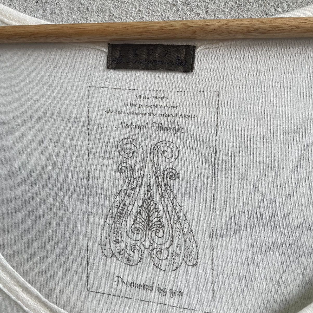 GOA Vintage GOA Natural Thought Poem Tee Shirt Size US XS / EU 42 / 0 - 5 Thumbnail