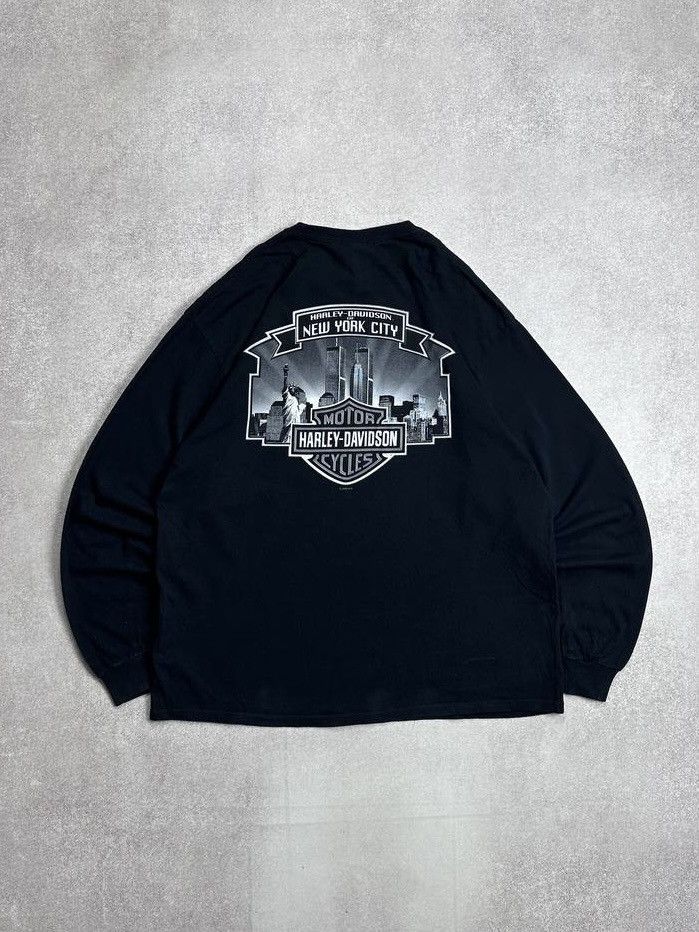 Harley Davidson Vintage Harley Davidson NYC Moto Racing Longsleeve Shirt XL Size US XL / EU 56 / 4 - 1 Thumbnail
