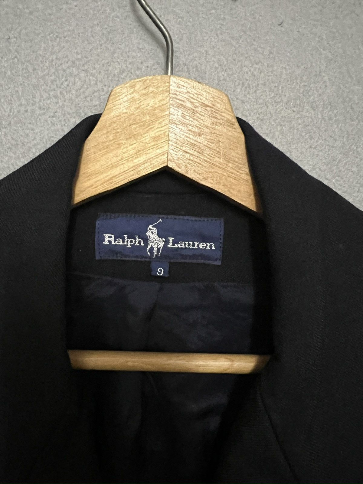 Polo Ralph Lauren 339. VINTAGE RALPH LAUREN NAVY MILITARY GOLD EQUESTRIAN HAT Size 48L - 6 Thumbnail