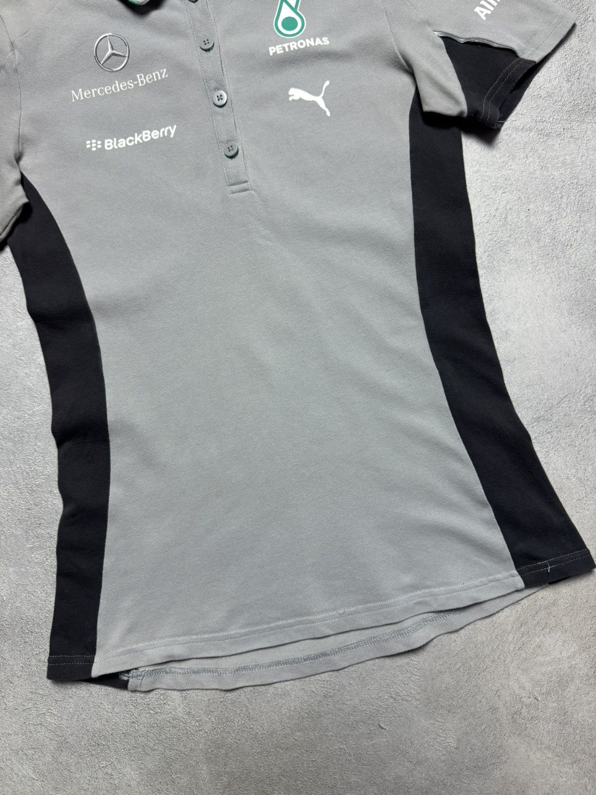 Puma Puma Mercedes-Benz Formula 1 Racing Team Polo Shirt Size S / US 4 / IT 40 - 4 Thumbnail