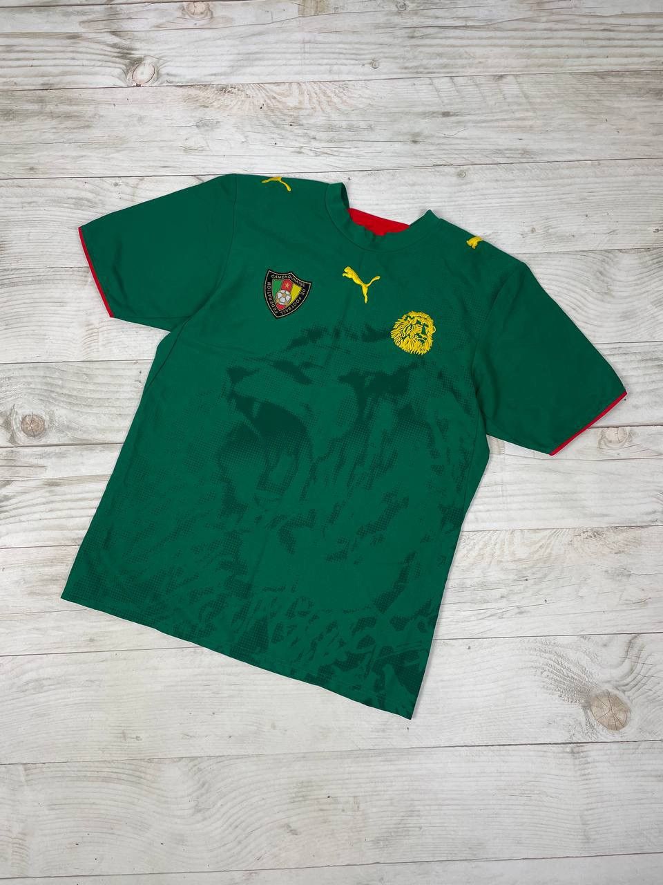 Puma Puma Cameroon 2006 2008 Home Football Shirt Soccer Jersey Size US S / EU 44-46 / 1 - 1 Thumbnail