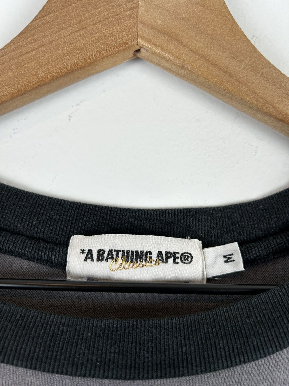 Bape Bape B Logo Print L/S T-Shirt Size US M / EU 48-50 / 2 - 5 Thumbnail