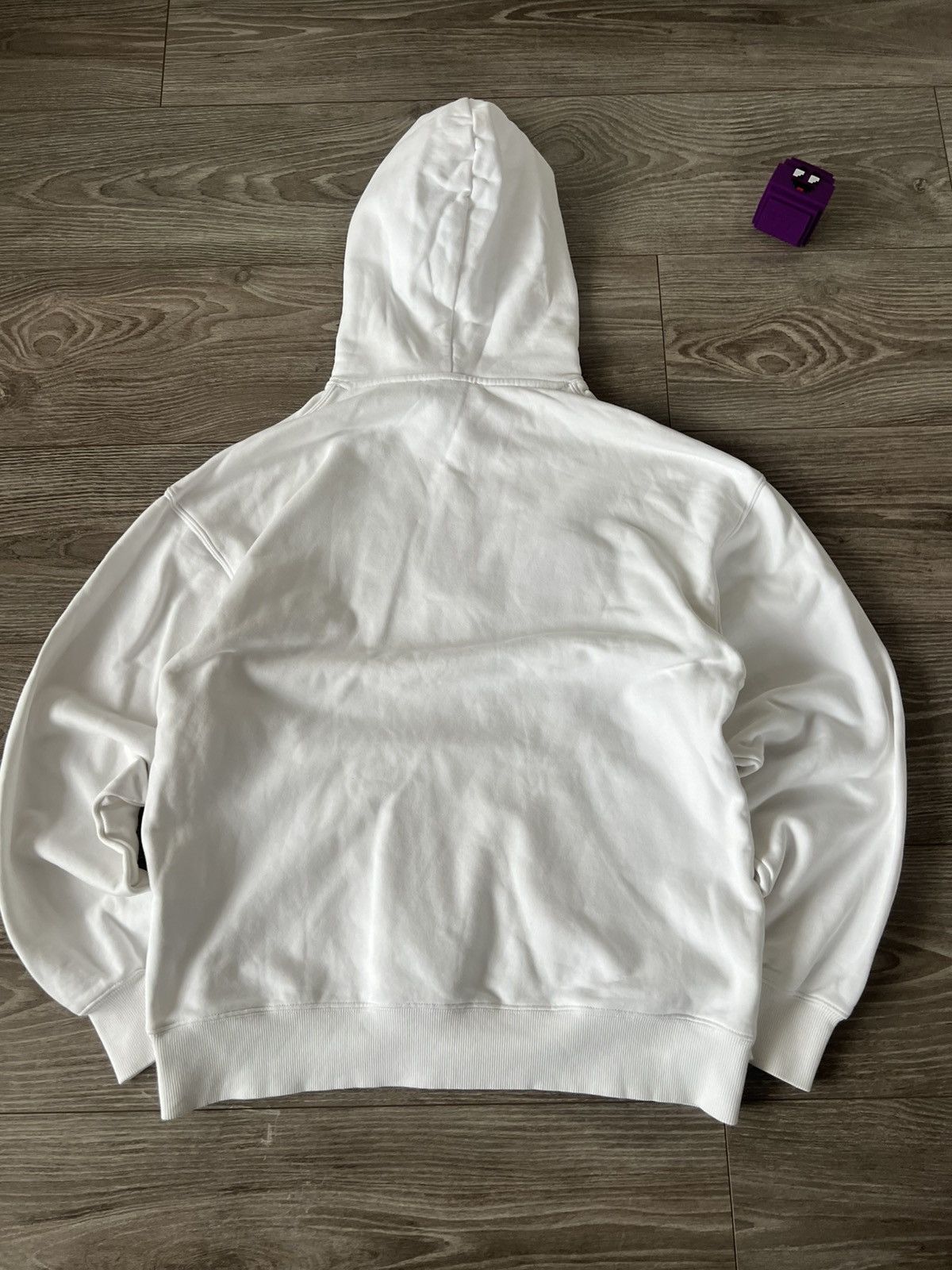Moschino ‼️Moschino x H&M x Mtv Big Knit Logo White Hoodie‼️ Size US S / EU 44-46 / 1 - 18 Thumbnail