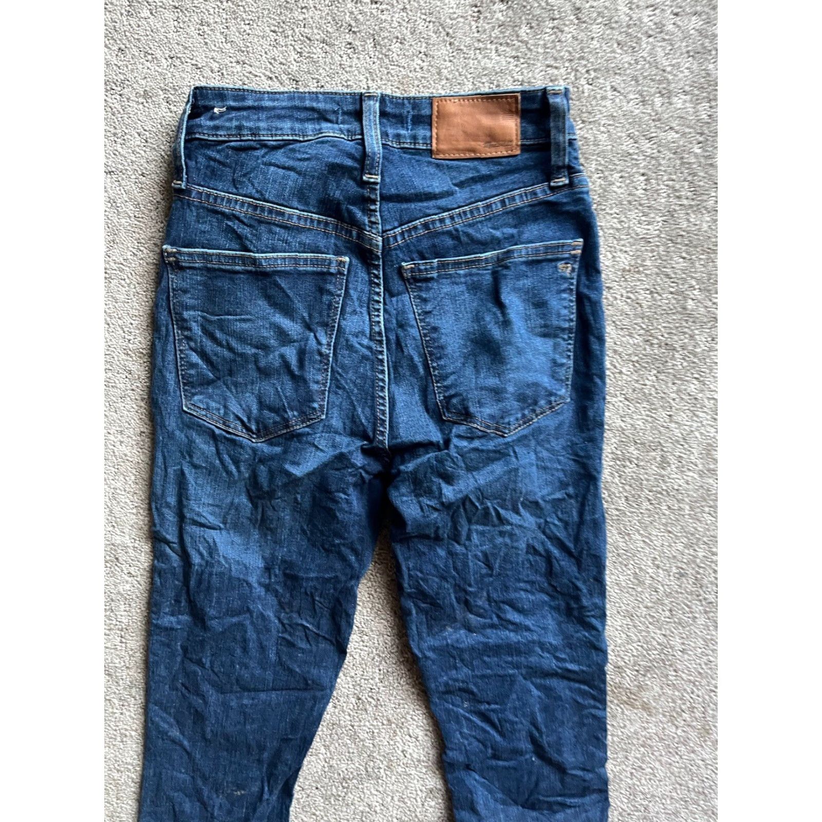 Madewell Madewell Jeans 25 Blue Curvy High Rise Skinny Stretch Denim Jeans Women Regular 5-Pocket Stretch All Seasons Mid Rise Vintage No Size 42" / US 20 - 2 Thumbnail