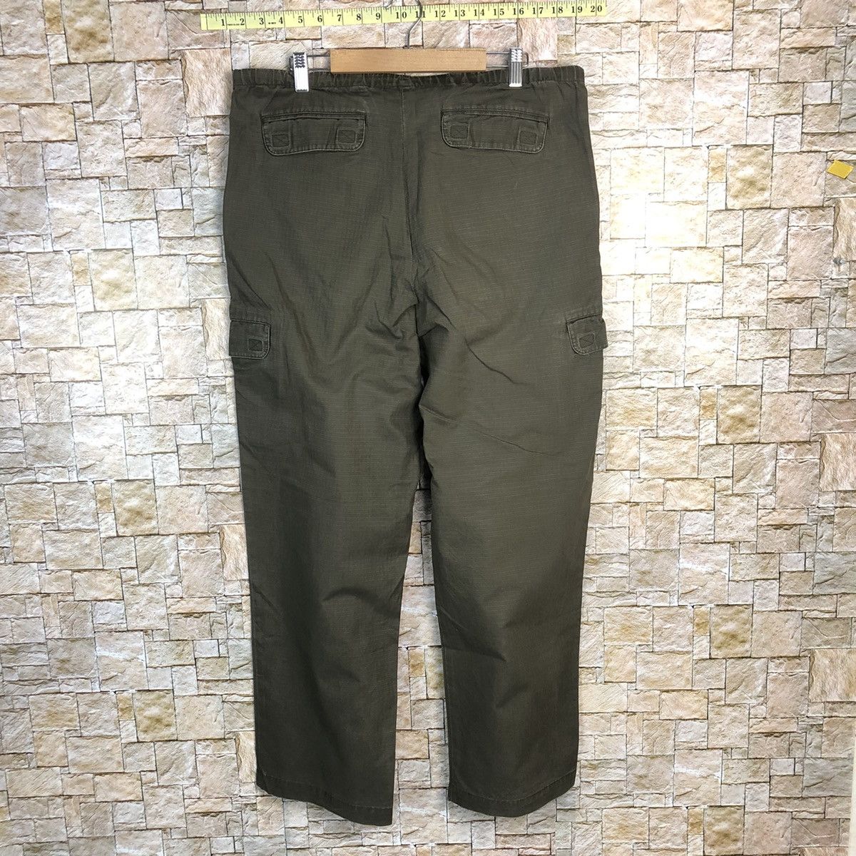 L.L. Bean L.L.Bean Dark Green Cargo Multipocket Pants #A313 Size 30" / US 8 / IT 44 - 15 Thumbnail