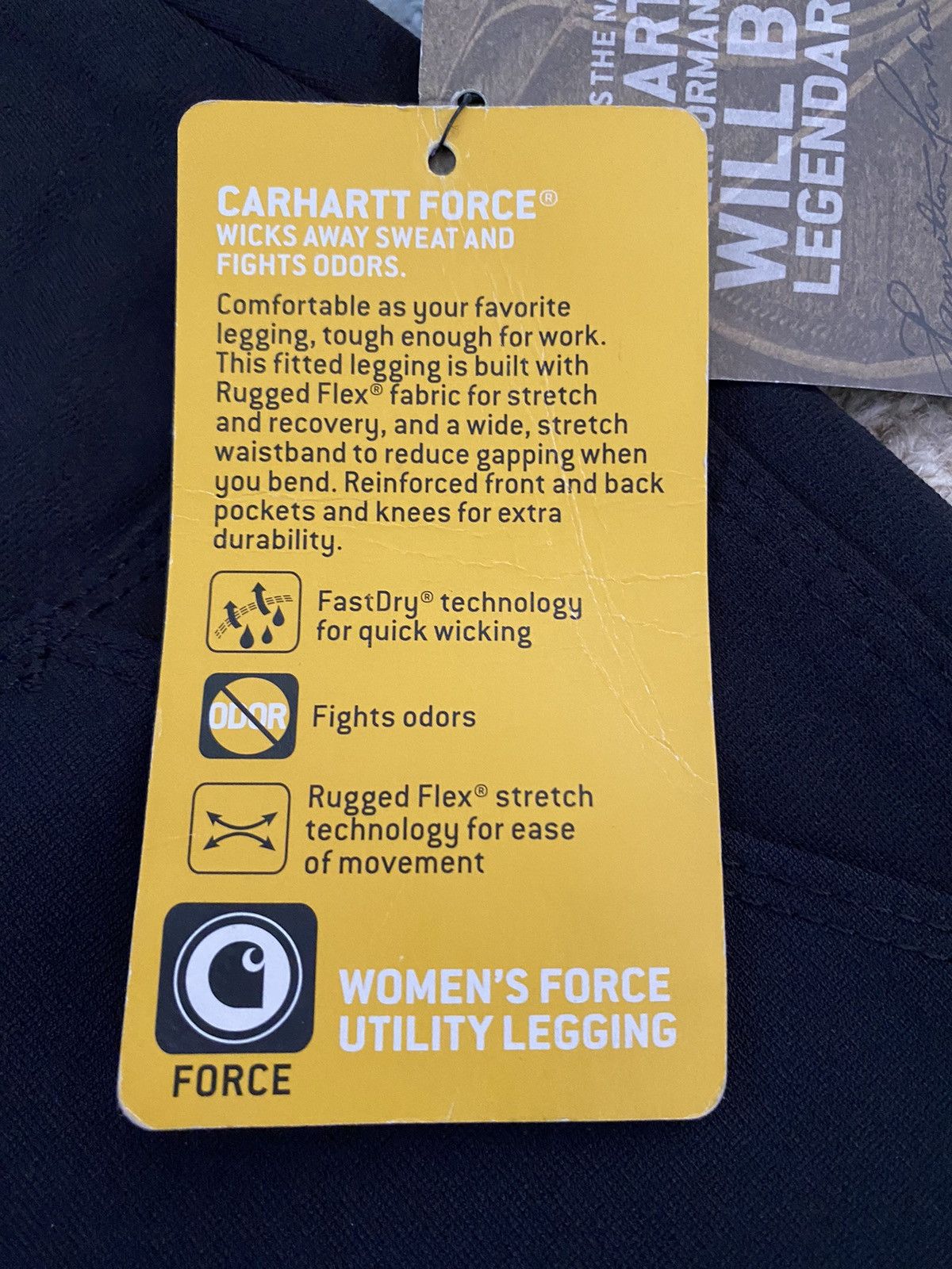 Carhartt CARHARTT WOMEN’S FORCE UTILITY LEGGING L (12/14) TALL Size 32" / US 10 / IT 46 - 10 Thumbnail