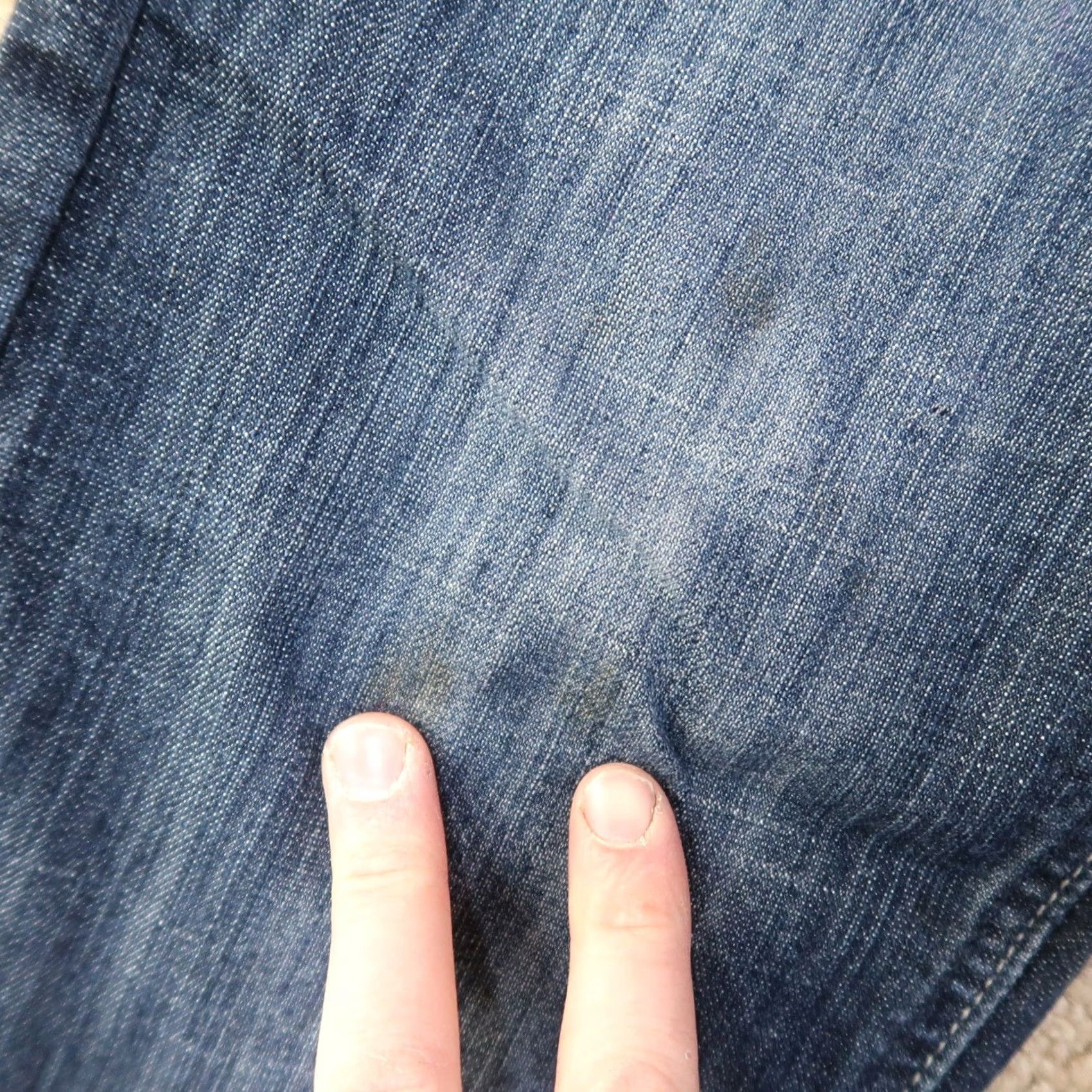 Vintage Rags and Rivets Jeans Slim Straight Leg Men's 34x28 Blue Denim Stretch Pockets 5-Pocket 90s College Preppy Vintage No Size US 34 / EU 50 - 3 Thumbnail
