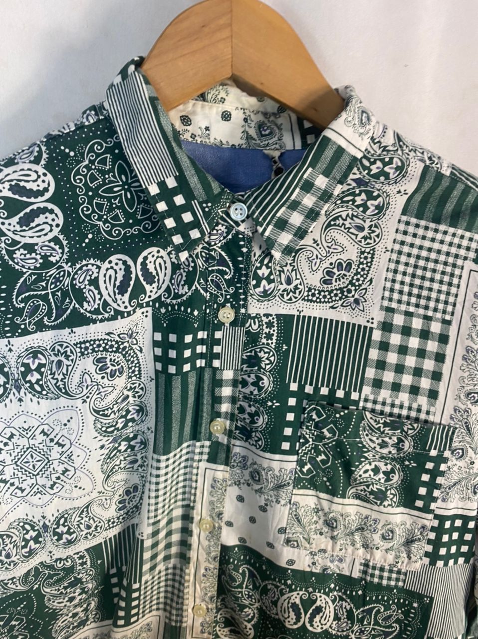 Japanese Brand Unisex🔥Paisley button up shirt by story Size M / US 6-8 / IT 42-44 - 4 Thumbnail