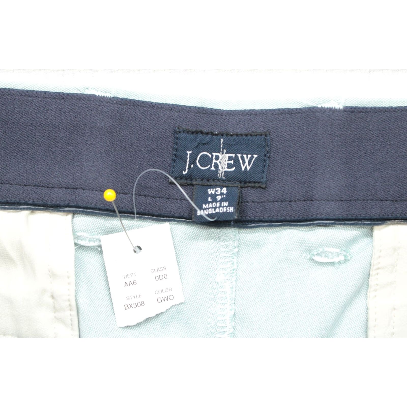 J.Crew J.CREW Tech Oxford Short Men's 34 Green Chino Casual Preppy Coastal City Nautical 90s? Size US 34 / EU 50 - 5 Thumbnail