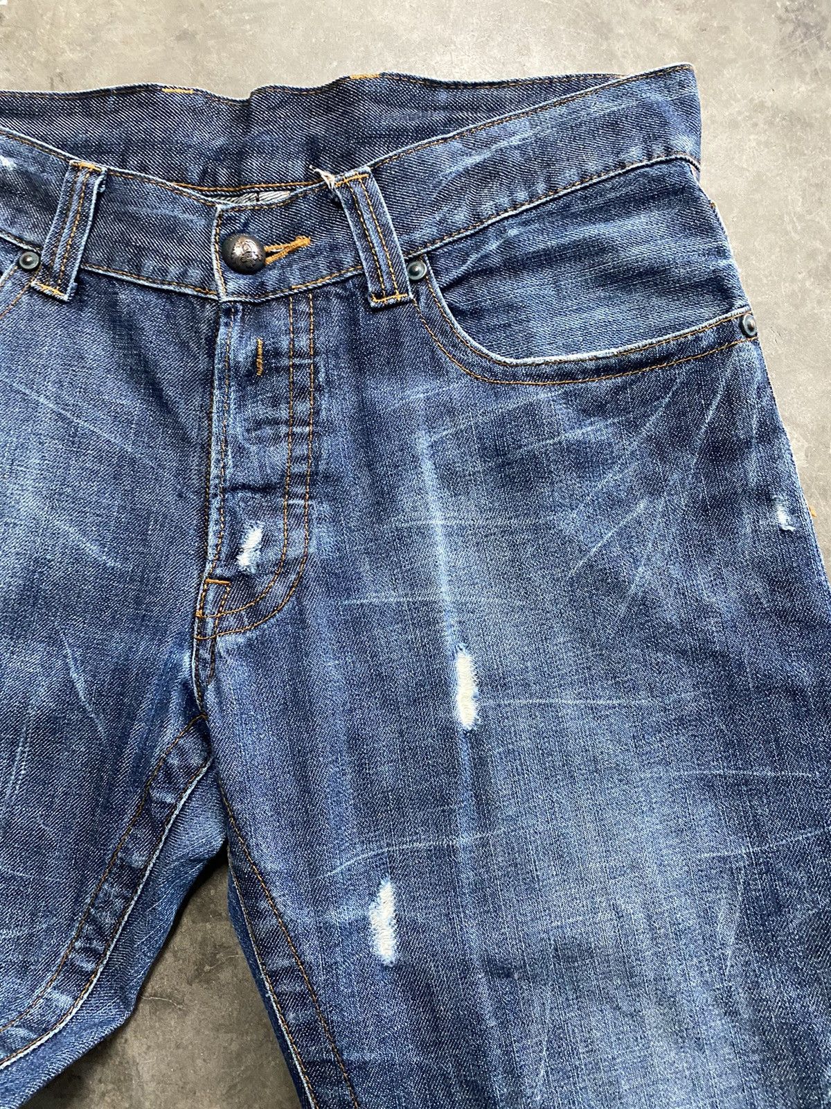 Hysteric Glamour × Jun Takahashi × Tornado Mart BAGGY JEANS JAPANESE JUNMEN BY JUN TAKAHASI @act230 Size US 34 / EU 50 - 9 Thumbnail