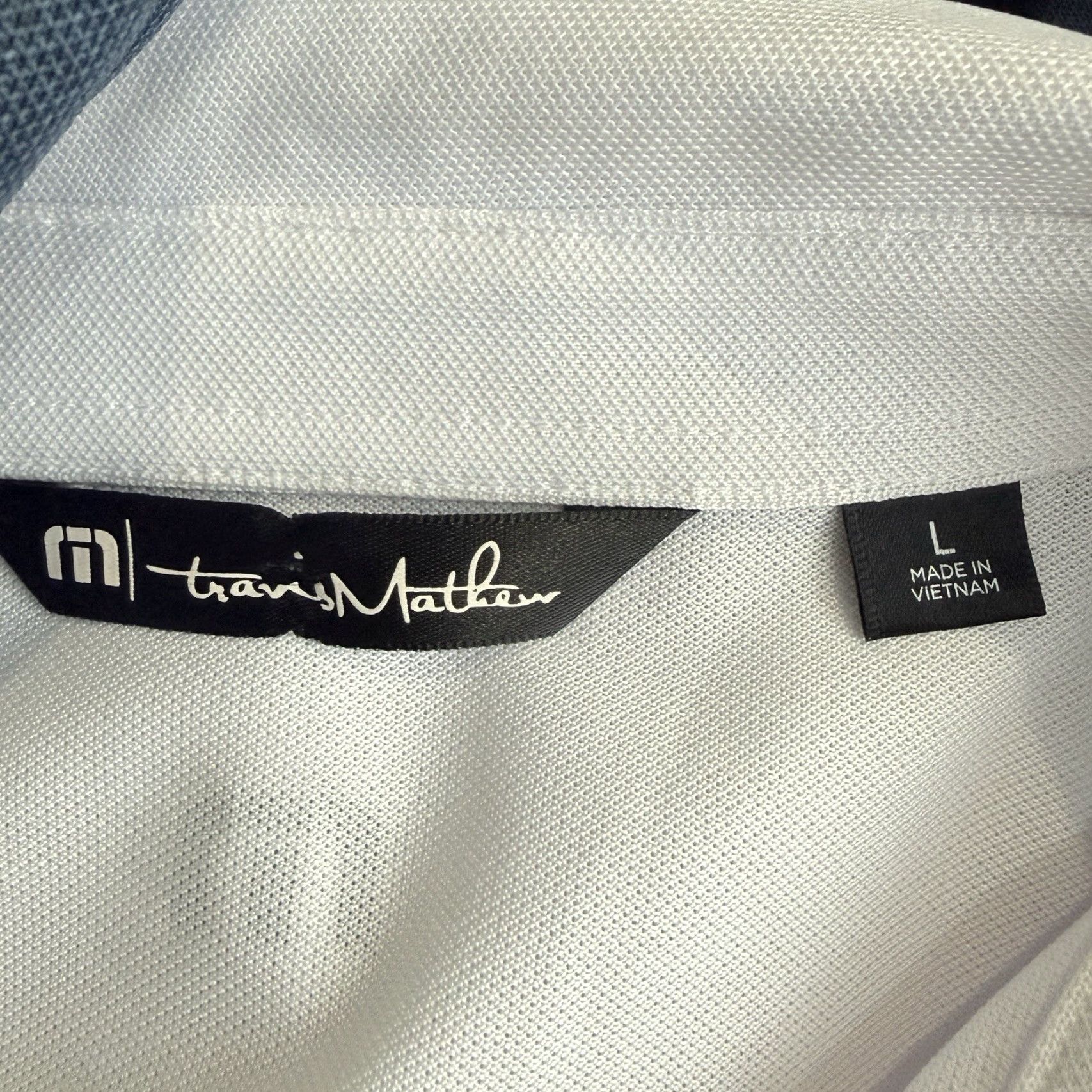 TravisMathew Travis Mathew Athletic Polo Shirt Mens Size L White Polo Shirt Mens L White Athletic Polo Travis Mathew Size US L / EU 52-54 / 3 - 4 Thumbnail
