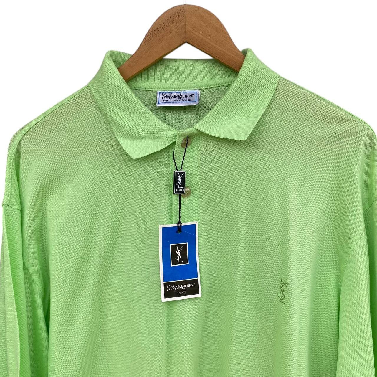 Yves Saint Laurent YSL YVES SAINT LAURENT VINTAGE POLO NWT MADE IN ITALY Size US M / EU 48-50 / 2 - 2 Thumbnail