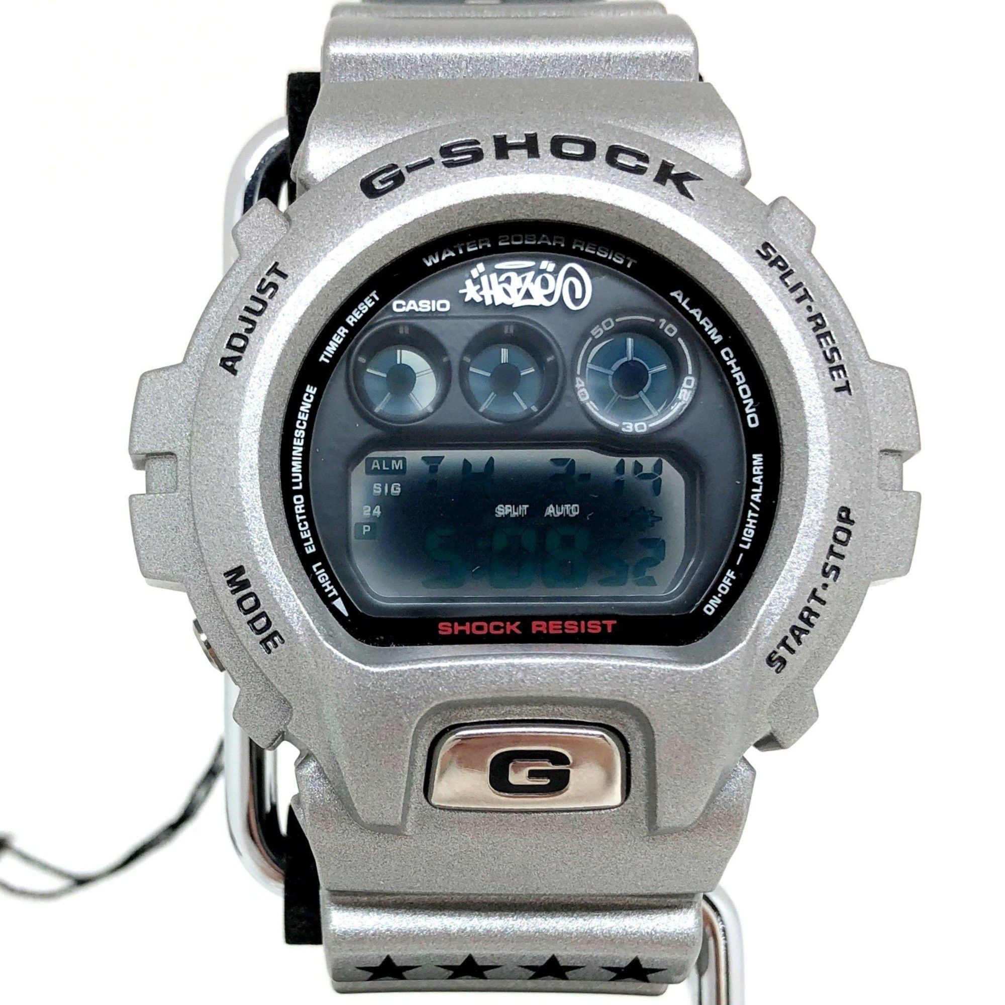 image of Casio G-Shock Watch Dw-6900M-8T Collaboration Eric Haze Metallic Silver Men's Street Third Eye It6C
