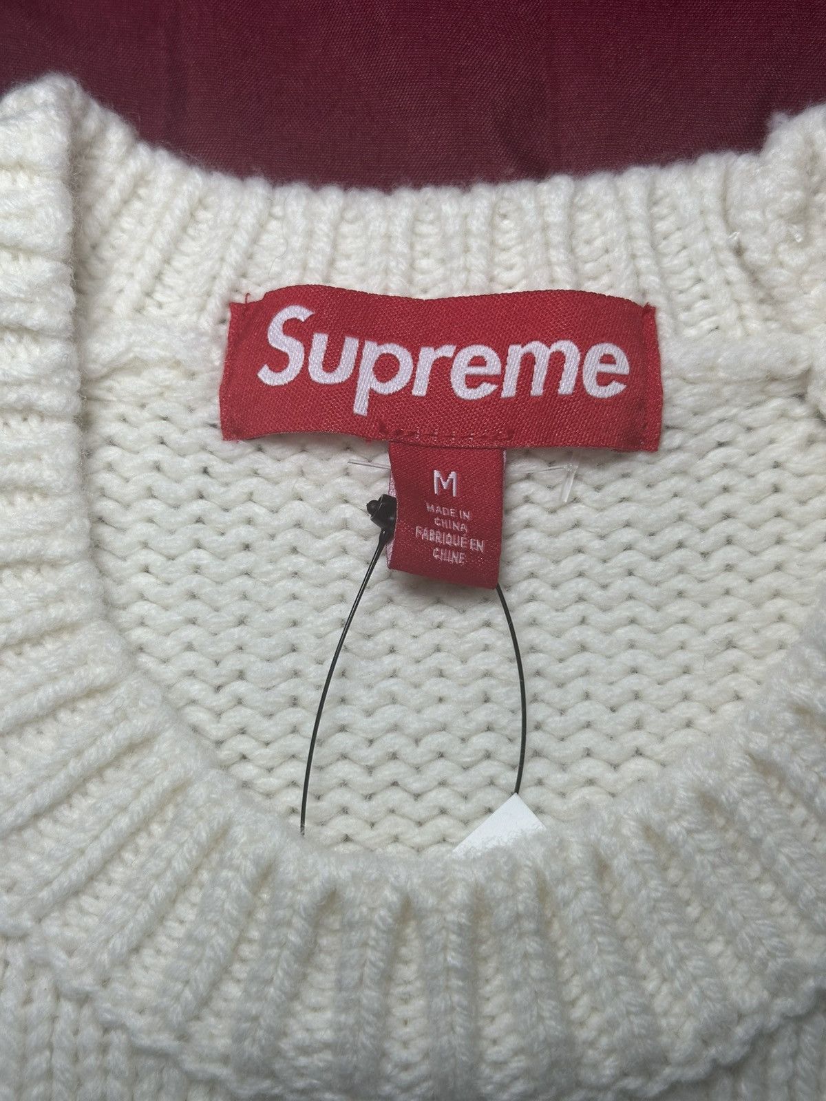 Supreme Snowmobile Sweater White Size Medium Supreme Snowmobile Sweater White Size Medium