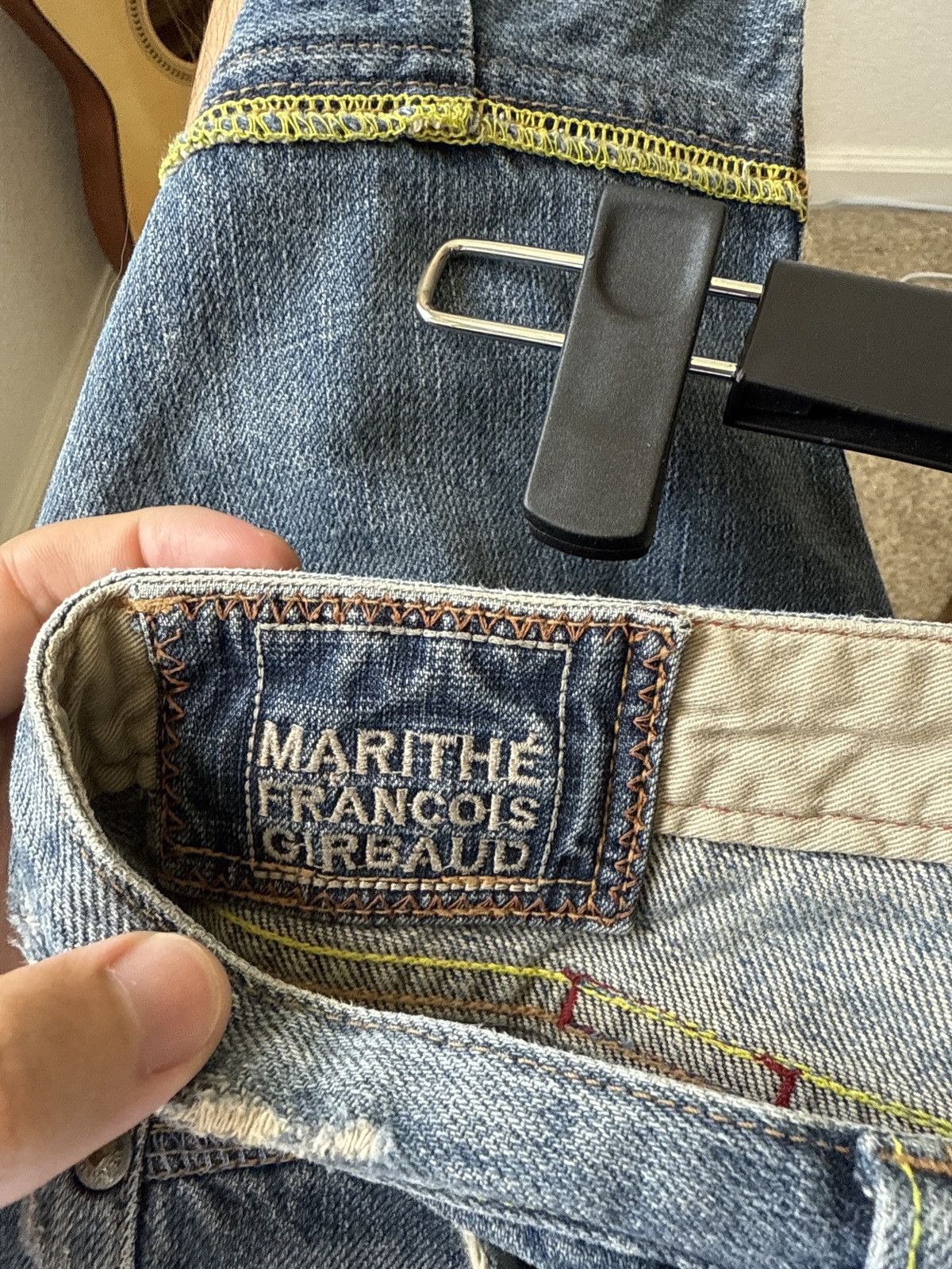 Marithe + Francois Girbaud × Vintage Marithe Francois Girbaud Jean shorts Size 25" / US 0 / IT 36 - 3 Thumbnail