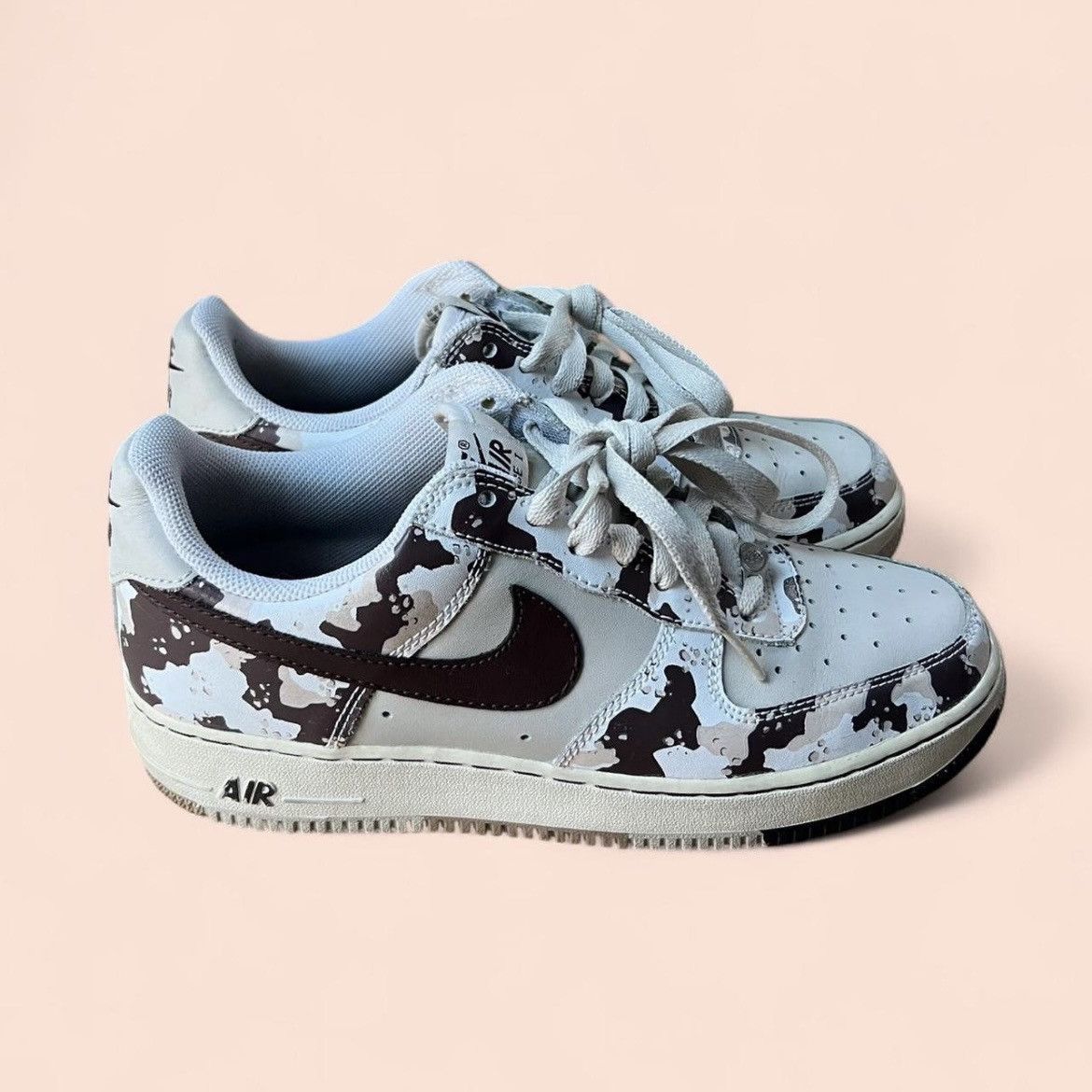 Nike Vintage 2006 Nike Air Force 1 Low 'Desert Chip Camo' Size US 8.5 / IT 38.5 - 2 Thumbnail
