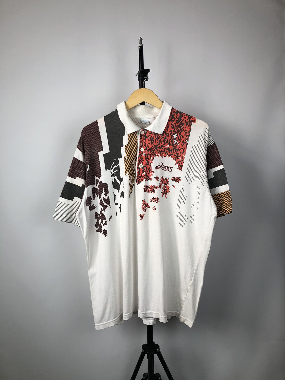 Asics × Vintage Mens Vintage ASICS small logo 90s rare streetwear Size US L / EU 52-54 / 3 - 1 Thumbnail