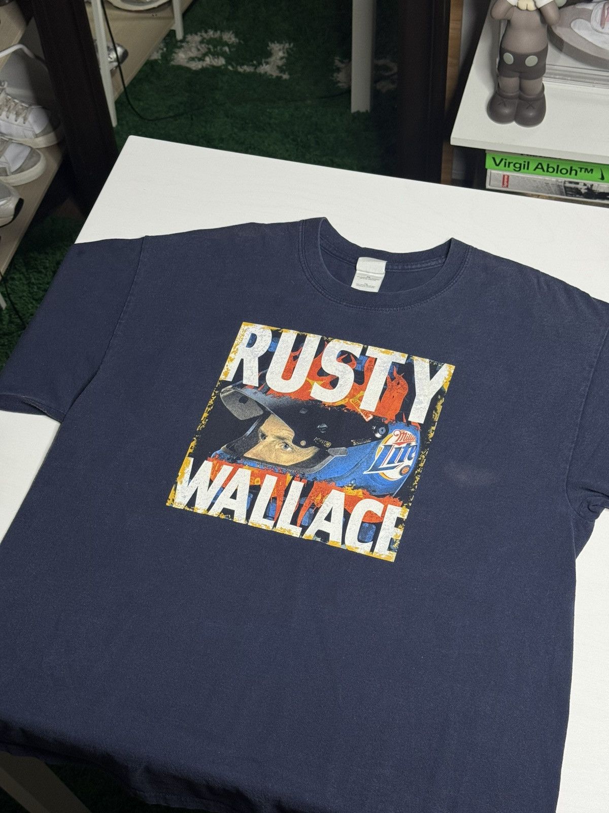 NASCAR VINTAGE Y2K Nascar Miller Lite Tee “Navy” [XL] PREOWNED Size US XL / EU 56 / 4 - 1 Thumbnail