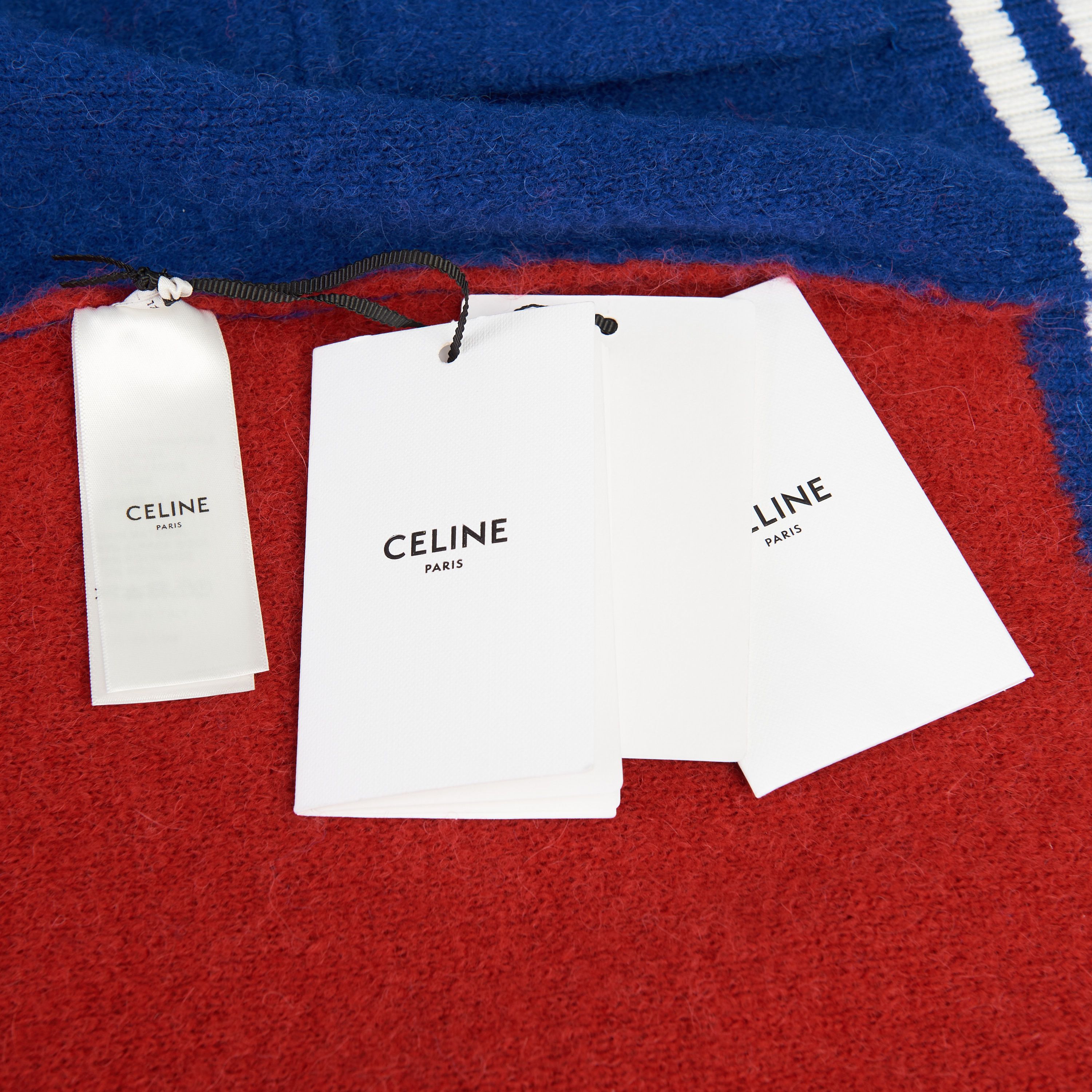 Celine Long Alpaca Wool Cardigan - Sequin Embroidery Size US M / EU 48-50 / 2 - 10 Thumbnail