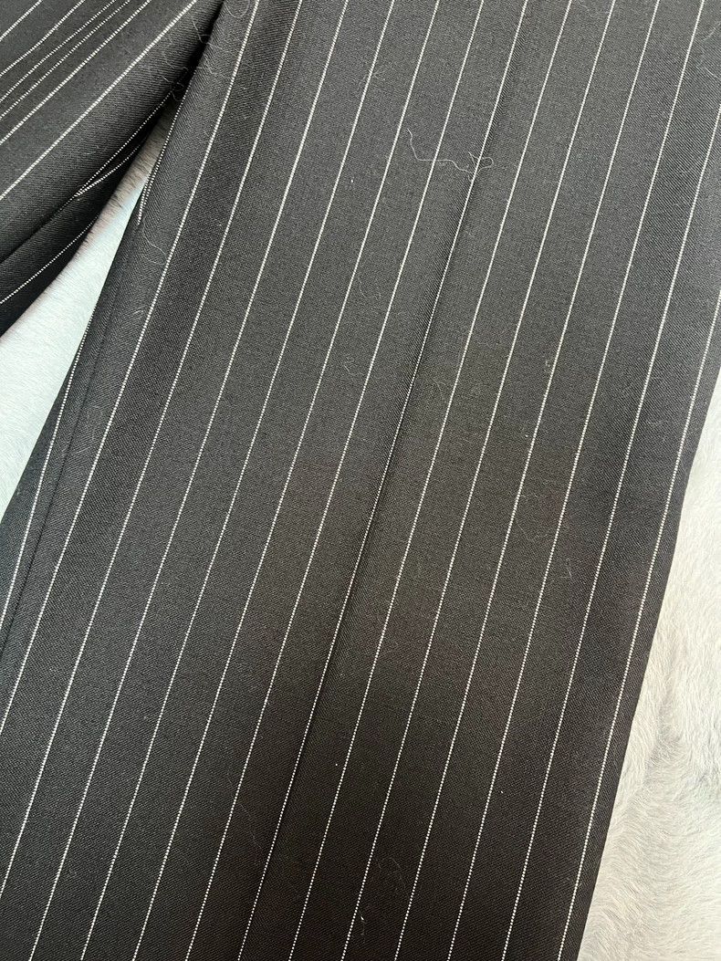 Celine Celine size US 48 Silver-striped wool straight-leg flared Size US 32 / EU 48 - 5 Thumbnail