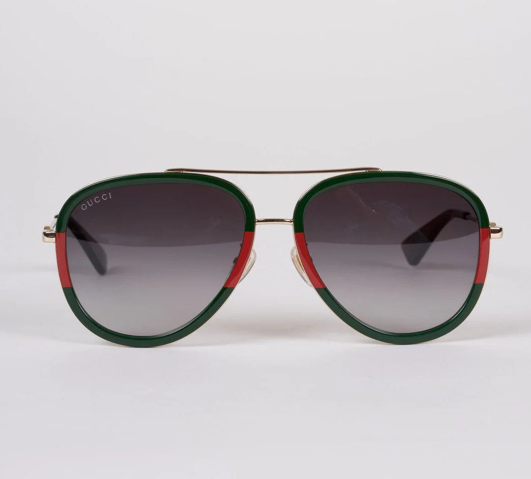 Gucci NEW Gucci GG0062S-003 Black Gold Size ONE SIZE - 2 Thumbnail