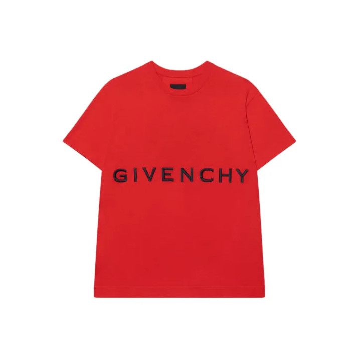 Givenchy Givenchy FW22 Color Block Logo Embroidered T-shirt Size US XXS / EU 40 - 1 Thumbnail