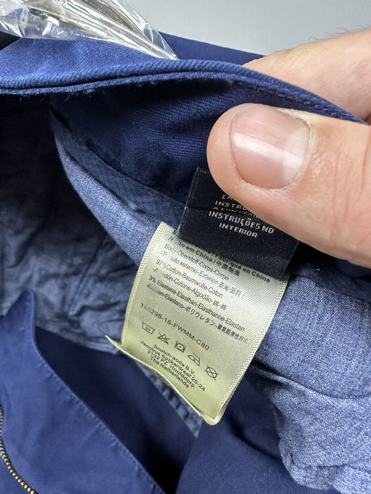Scotch & Soda Scotch&Soda Deep Blue Tapered Trousers XL Size US 36 / EU 52 - 4 Thumbnail
