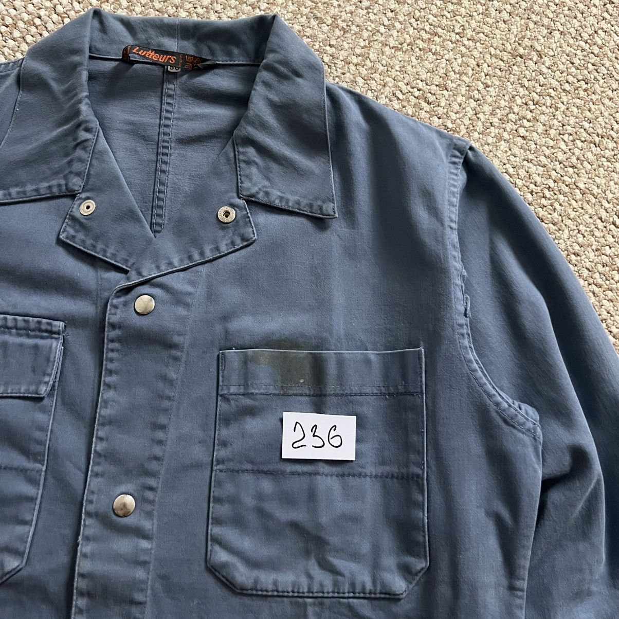 Le Laboureur Lutteusr vintage distressed works french jacket Size US M / EU 48-50 / 2 - 9 Thumbnail
