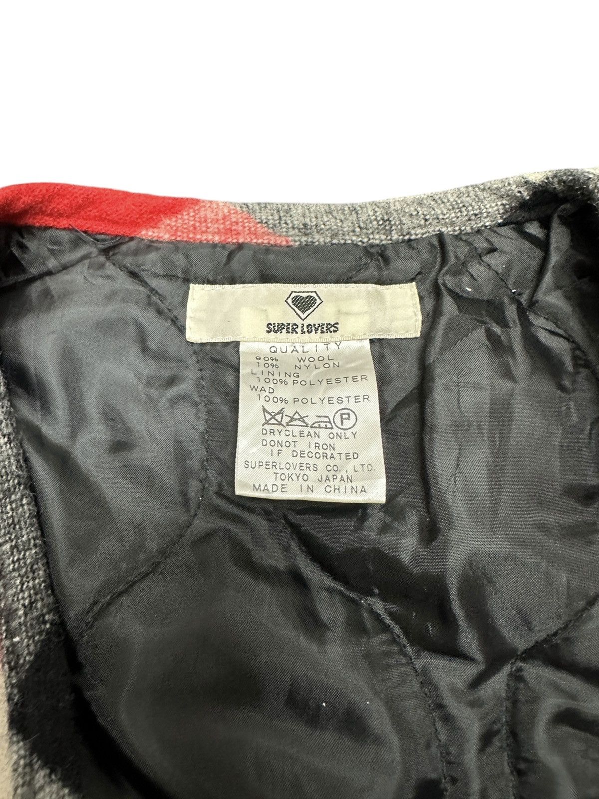 Japanese Brand × Vintage Vintage Super Lover Rock Tactical Plaid Vest Size US M / EU 48-50 / 2 - 3 Thumbnail