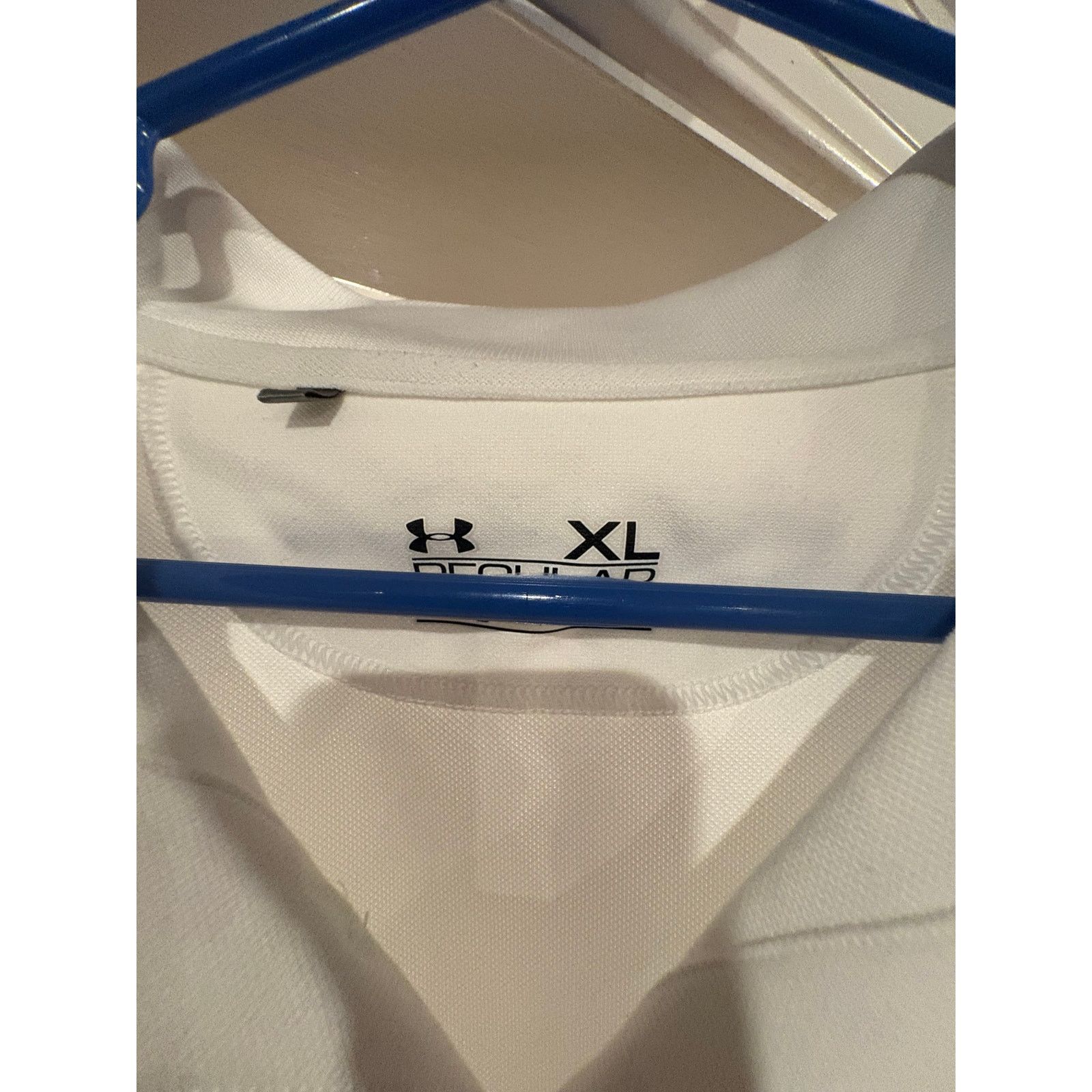 Under Armour Under Armour HeatGear Men’s White Polo Shirt – XL Regular Size US XL / EU 56 / 4 - 5 Thumbnail