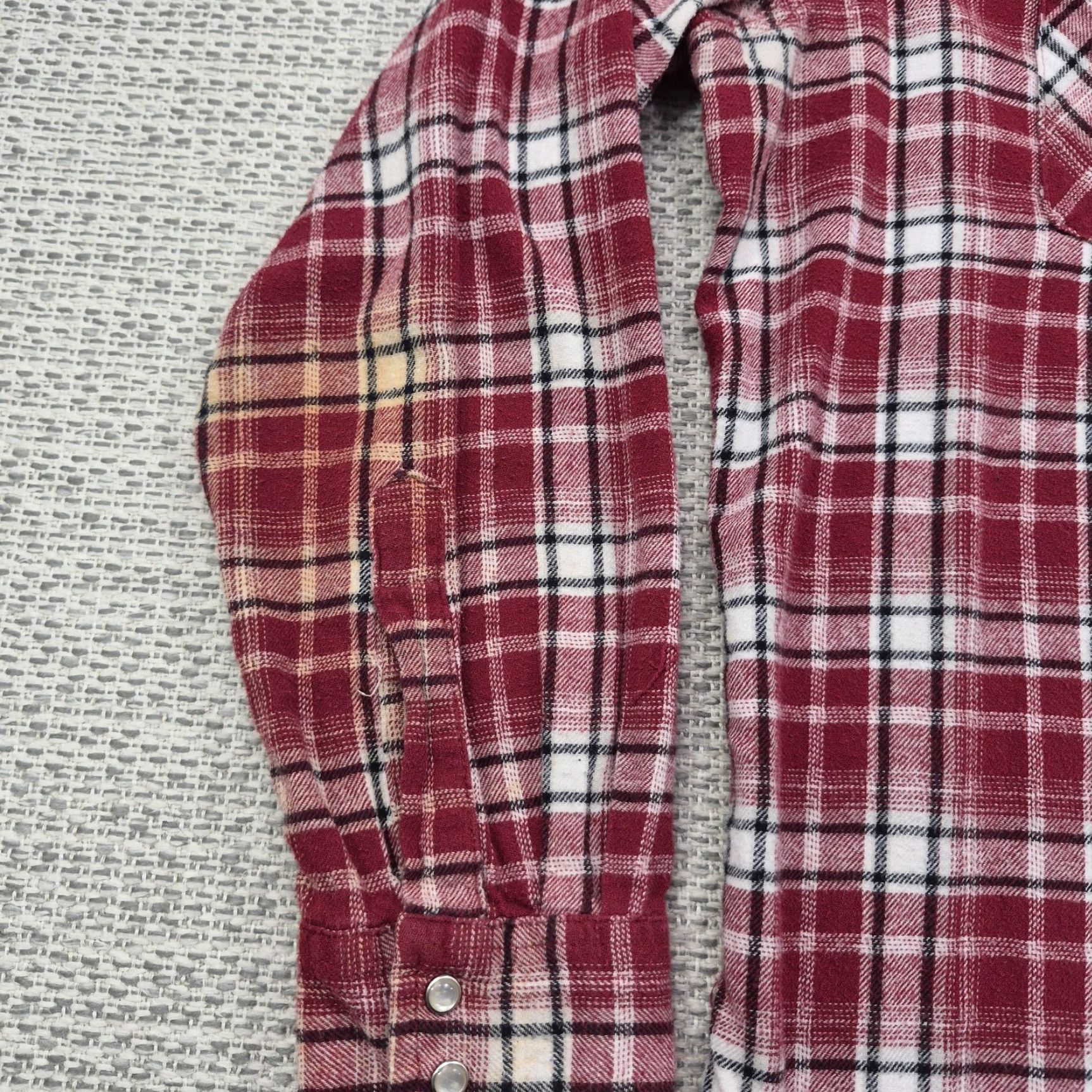 Wrangler VINTAGE Wrangler Wrancher Shirt Mens XL Red Plaid Flannel Pearl Snap Western Button-Up Size US XL / EU 56 / 4 - 4 Thumbnail