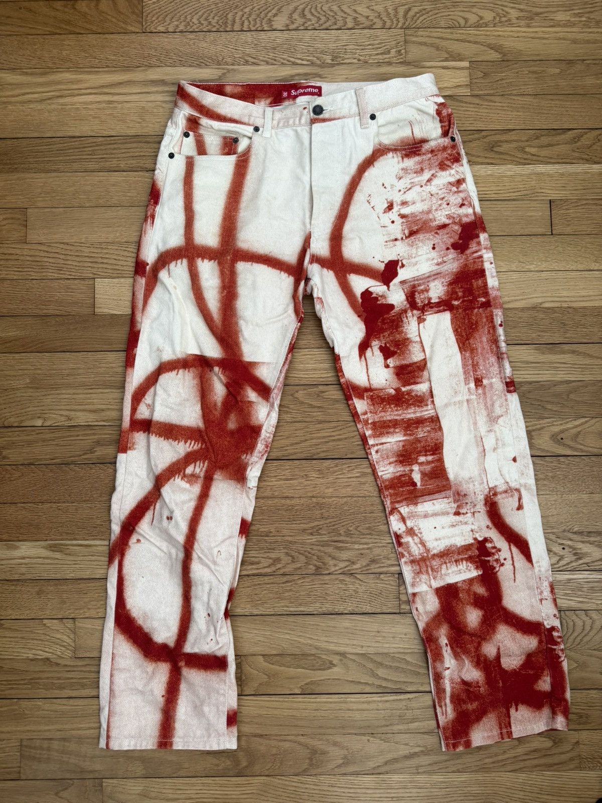 Supreme Supreme Christopher Wool regular jeans Size US 30 / EU 46 - 3 Thumbnail
