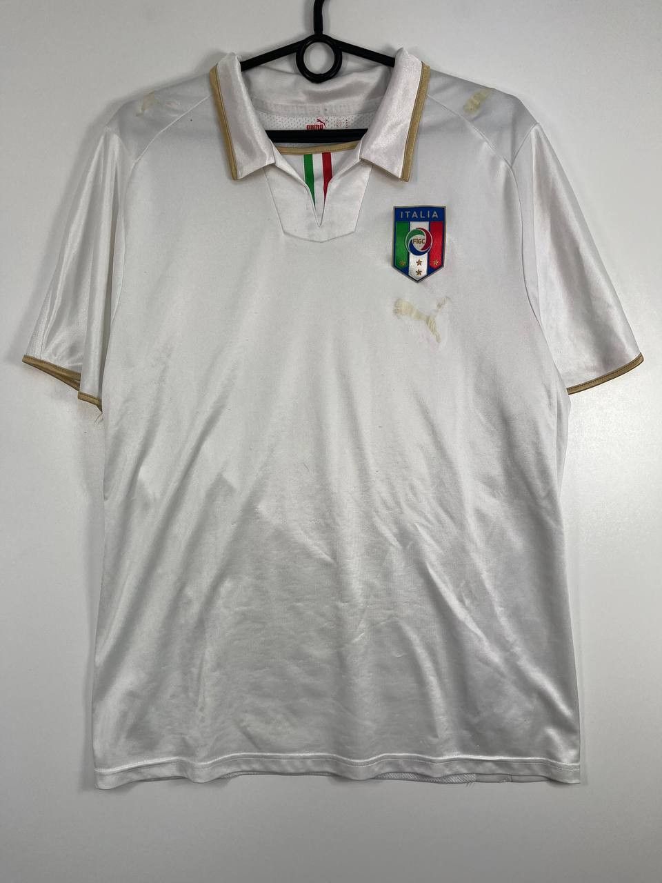 Puma Puma Italy FIGC Football 2007-2009 Shirt White Vintage Sz M Size US M / EU 48-50 / 2 - 1 Thumbnail