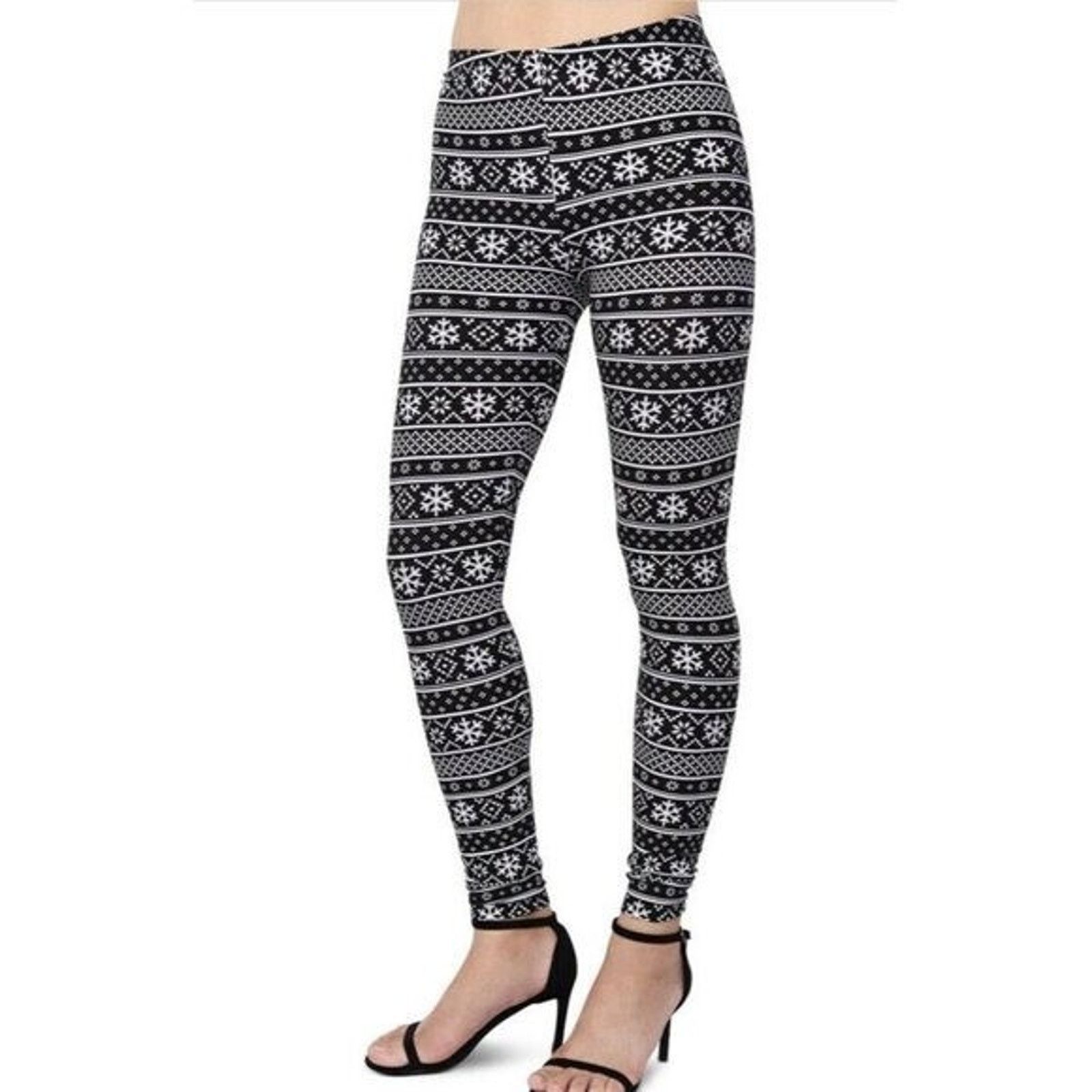 Planet Hollywood planet leggings holiday new year Christmas size L A000382 Size 28" / US 6 / IT 42 - 1 Thumbnail