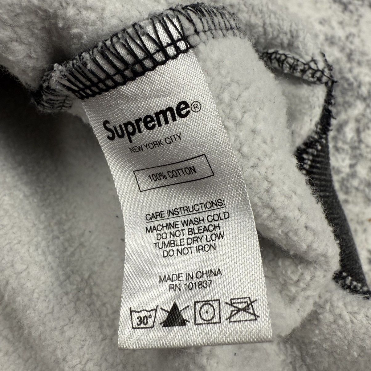 Supreme Supreme FW20 Studded Collars ‘Gray’ Hoodie Size US M / EU 48-50 / 2 - 8 Thumbnail