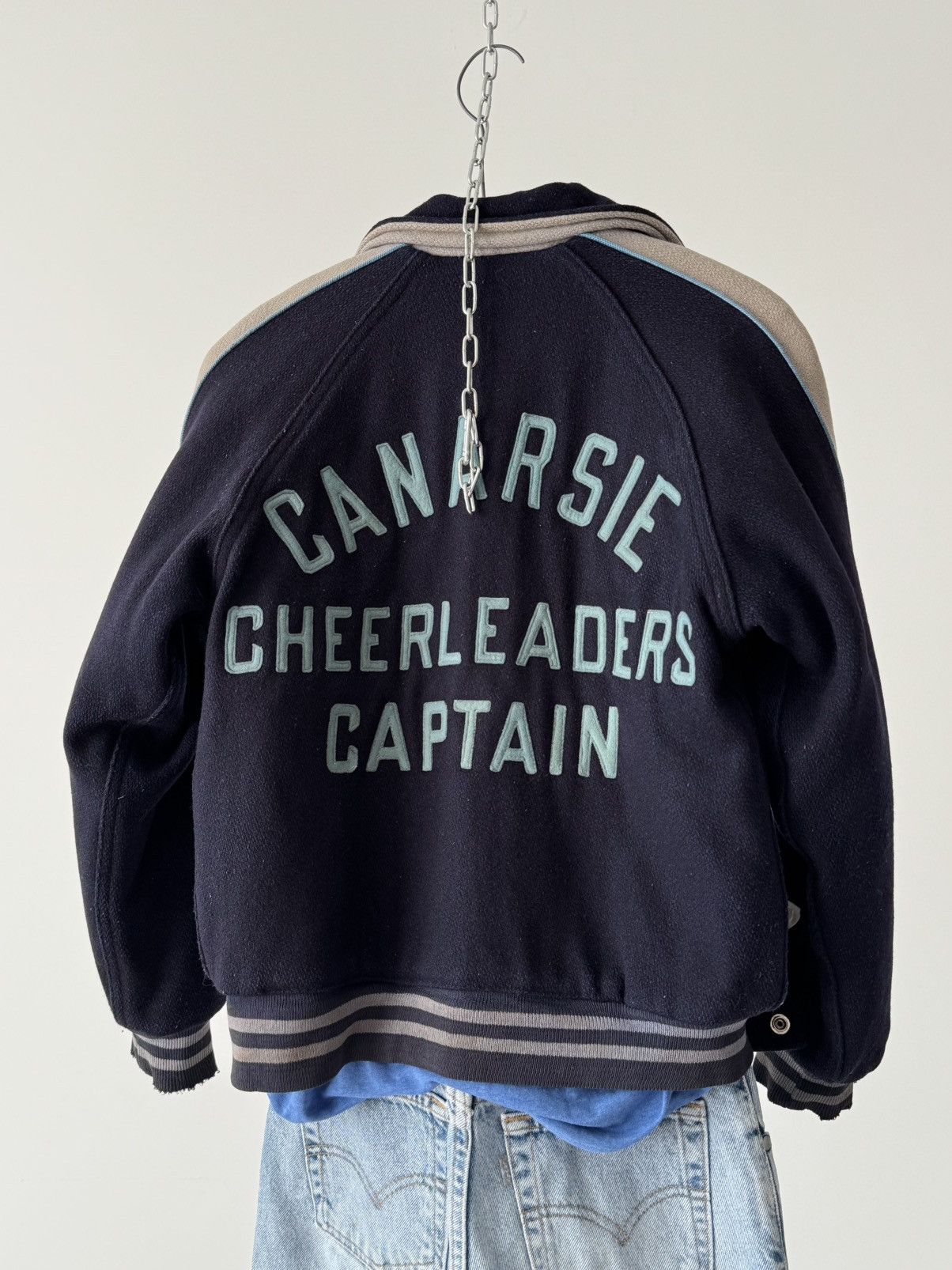 NFL × Vintage 1960s Vintage ‘Canarsie NY’ Cheerleaders Varsity Wool Jacket Size US XS / EU 42 / 0 - 1 Thumbnail