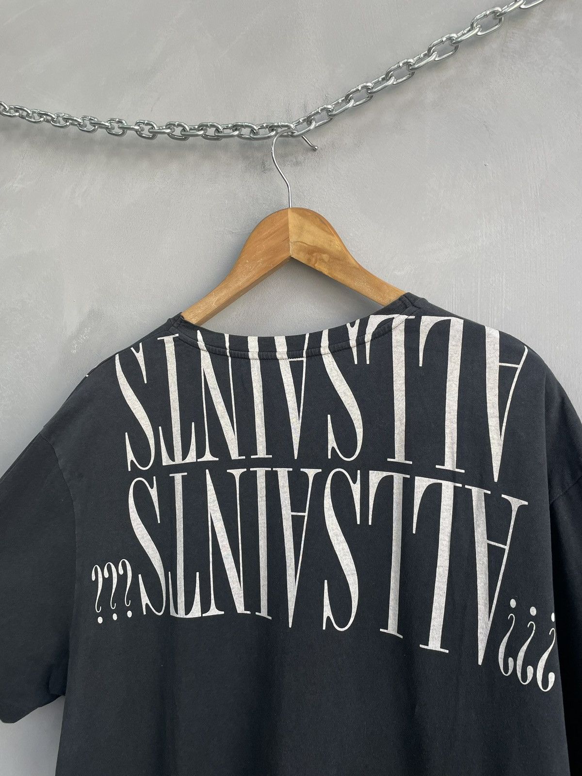 Allsaints All saints Over print y2k monogram t shirt Size US L / EU 52-54 / 3 - 10 Thumbnail
