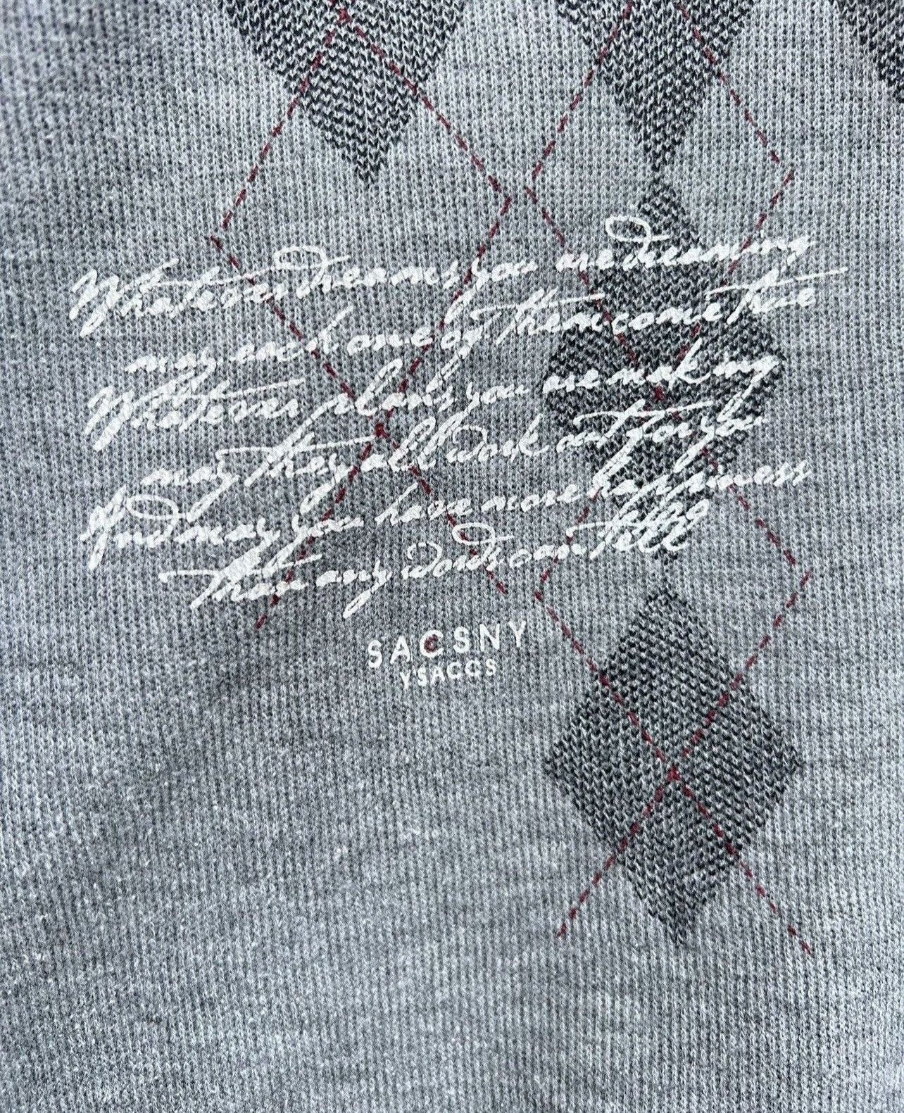 Yohji Yamamoto Steal🔥 Yohji Yamamoto Sacsny Y’saccs Baggy Sweatshirt Size US M / EU 48-50 / 2 - 2 Thumbnail
