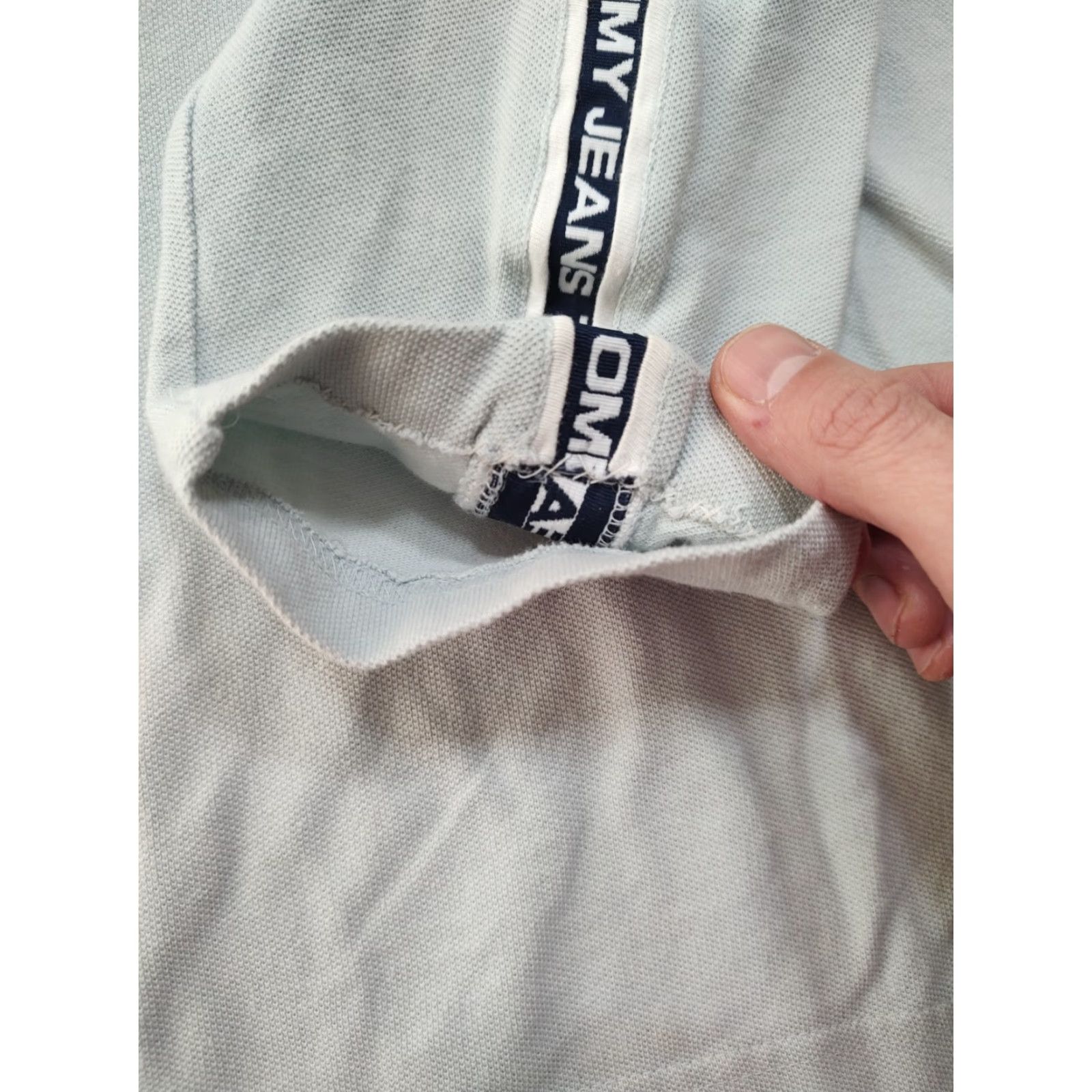 Tommy Hilfiger VINTAGE Tommy Jeans Striped Logo Long Sleeve T Shirt Mens 2XL Blue Size US XXL / EU 58 / 5 - 6 Thumbnail