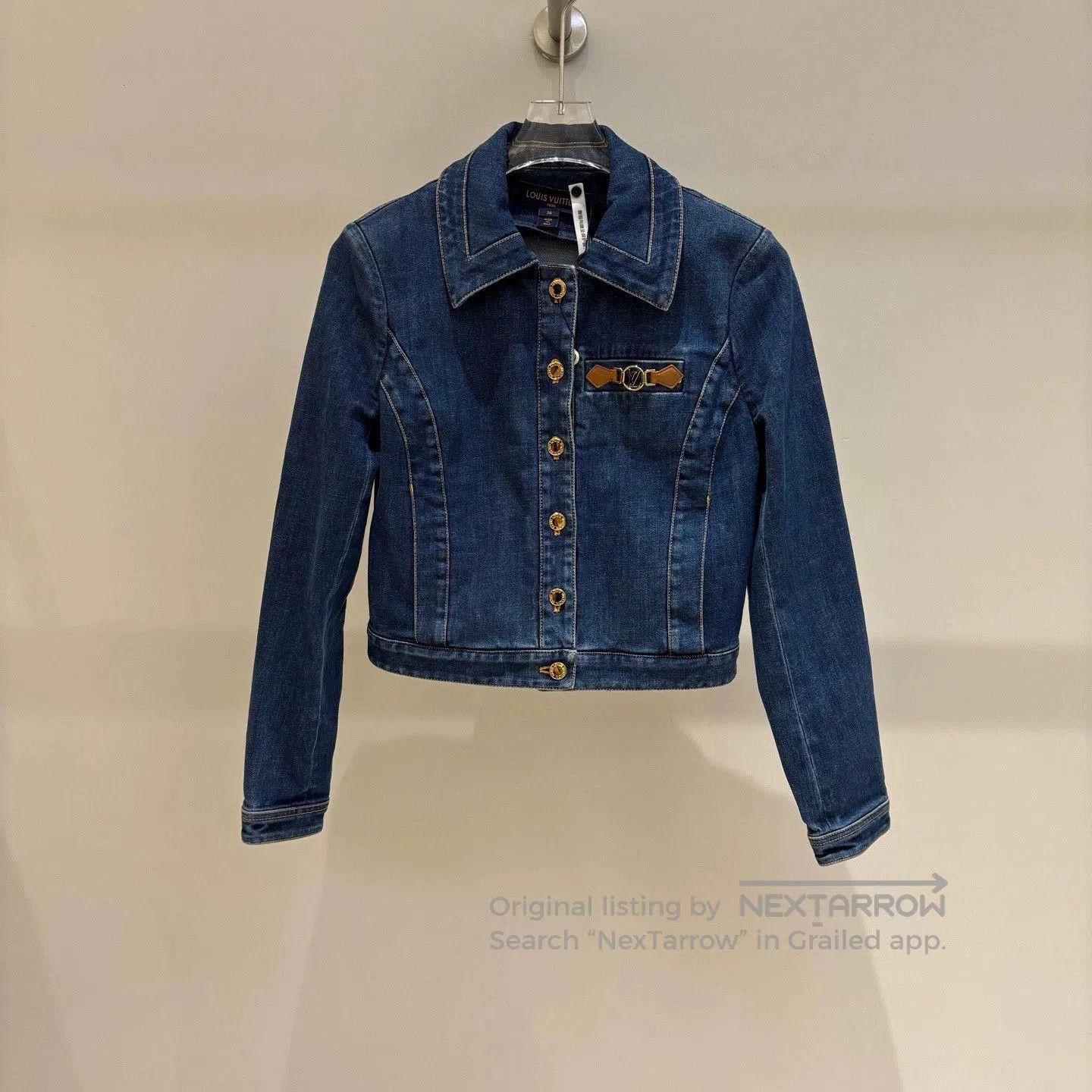 Louis Vuitton Louis Vuitton Washed Blue Denim Jacket. Size US S / EU 44-46 / 1 - 1 Thumbnail