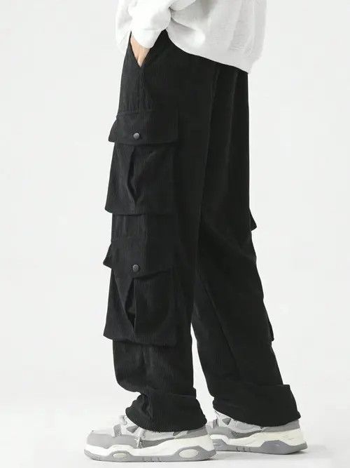 Japanese Brand corduroy Parachute Multi-Pocket Sweatpants Gorpcore Cargo Size US 30 / EU 46 - 2 Thumbnail