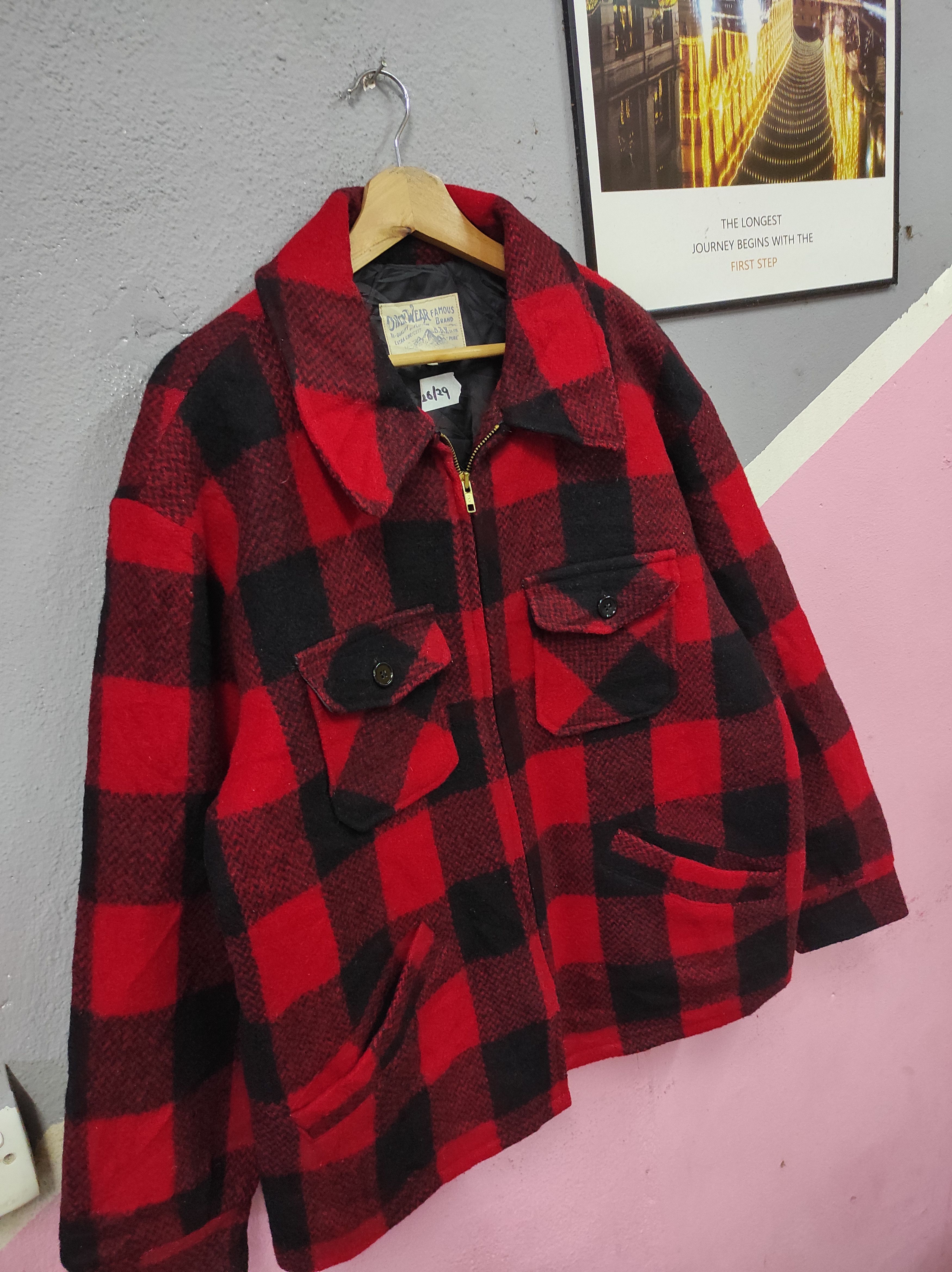 Flannel × Japanese Brand ONLY WEAR B.B.H CLOTHING COMFORTABLE PLAID HEAVY JACKET Size US L / EU 52-54 / 3 - 3 Thumbnail