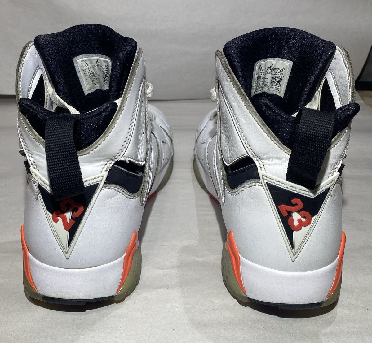 Jordan Brand Air Jordan 7 “White Infrared” 2022 Authentic Size 10.5 Mens Size US 10.5 / EU 43-44 - 4 Thumbnail